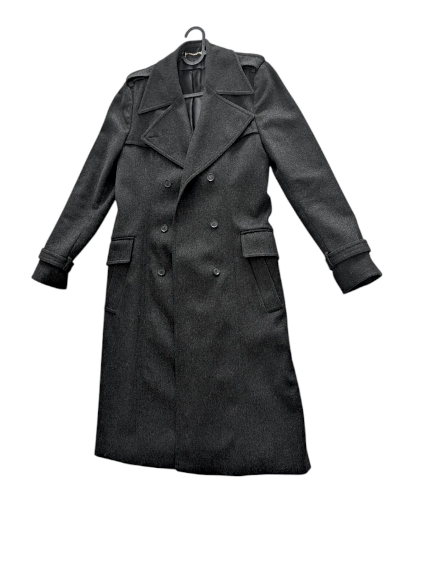 Gucci Llama Wool Military Coat with Epaulettes c. 2011