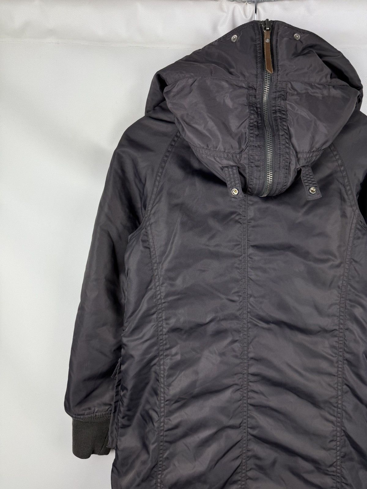 Diesel × Vintage Diesel Vintage Ladies Y2K Nylon Hooded Parka Jacket Size S Size S / US 4 / IT 40 - 16 Thumbnail