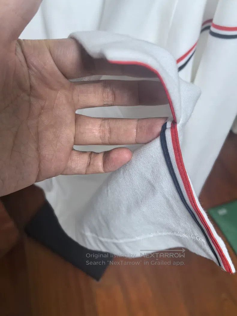 Thom Browne Thom Browne Knit Sleeve Label Long Sleeve Size US M / EU 48-50 / 2 - 5 Thumbnail