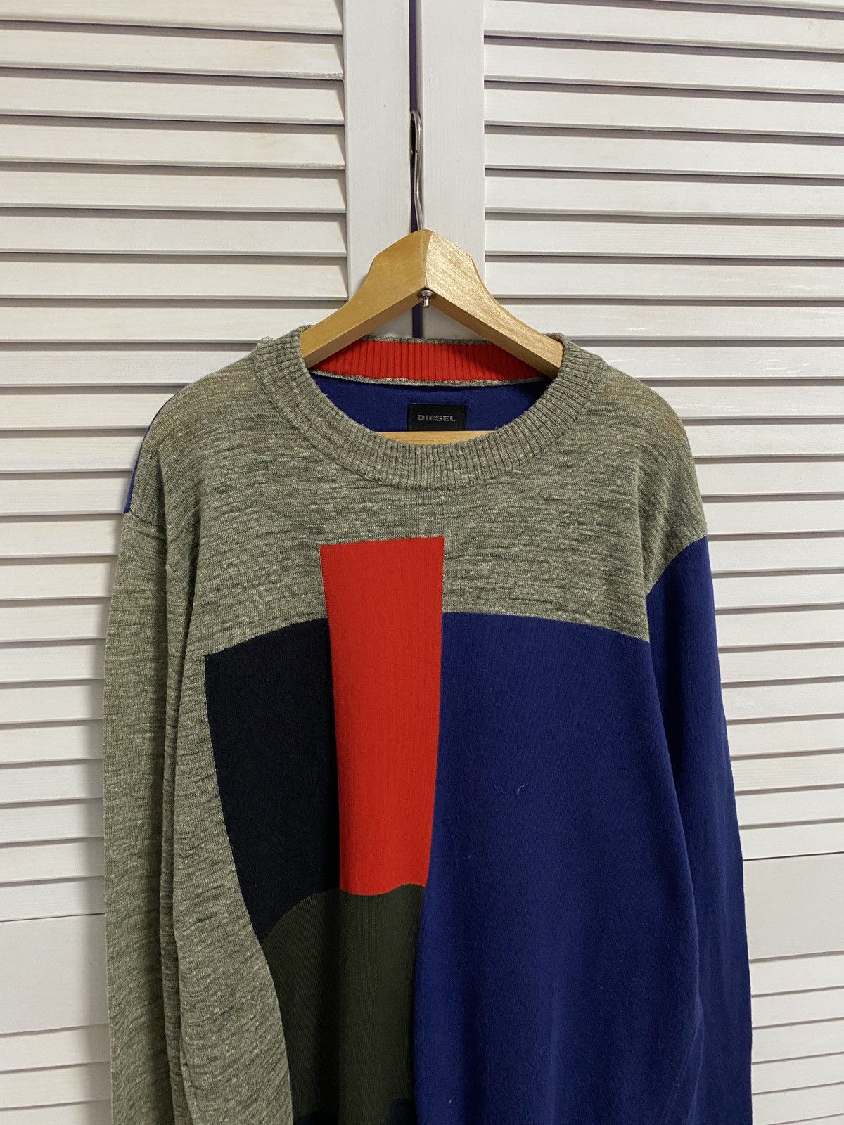 Diesel 😍 Vintage Sweater Diesel Italy Design Knit OldMoney Size US L / EU 52-54 / 3 - 2 Thumbnail