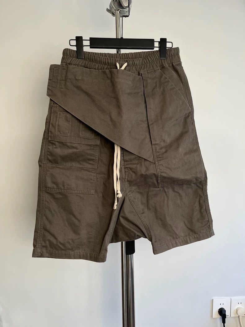 RICK OWENS size xs 19ss mainline diagonal fly shorts