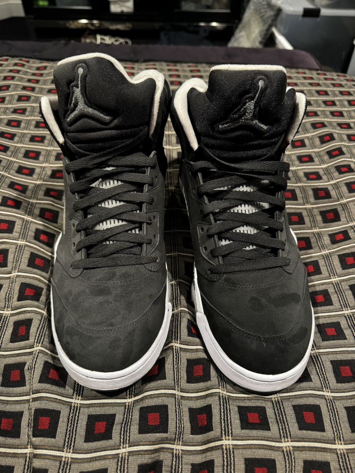 Nike Air Jordan 5s Retro Oreo (2013) Size US 13 / EU 46 - 3 Thumbnail