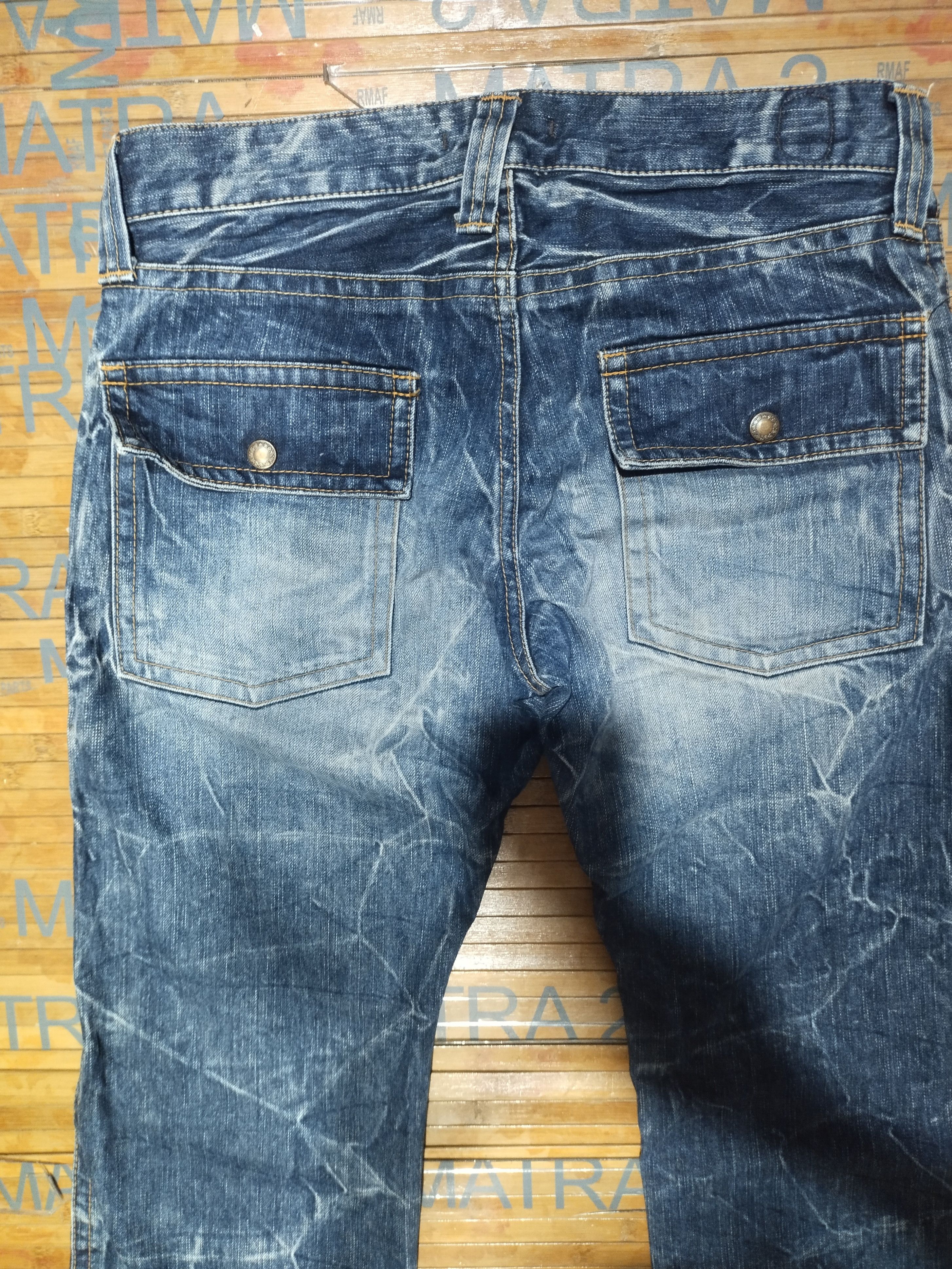 Japanese Brand Jeans Blueway, Bush Pant, Nippon Size US 32 / EU 48 - 13 Thumbnail