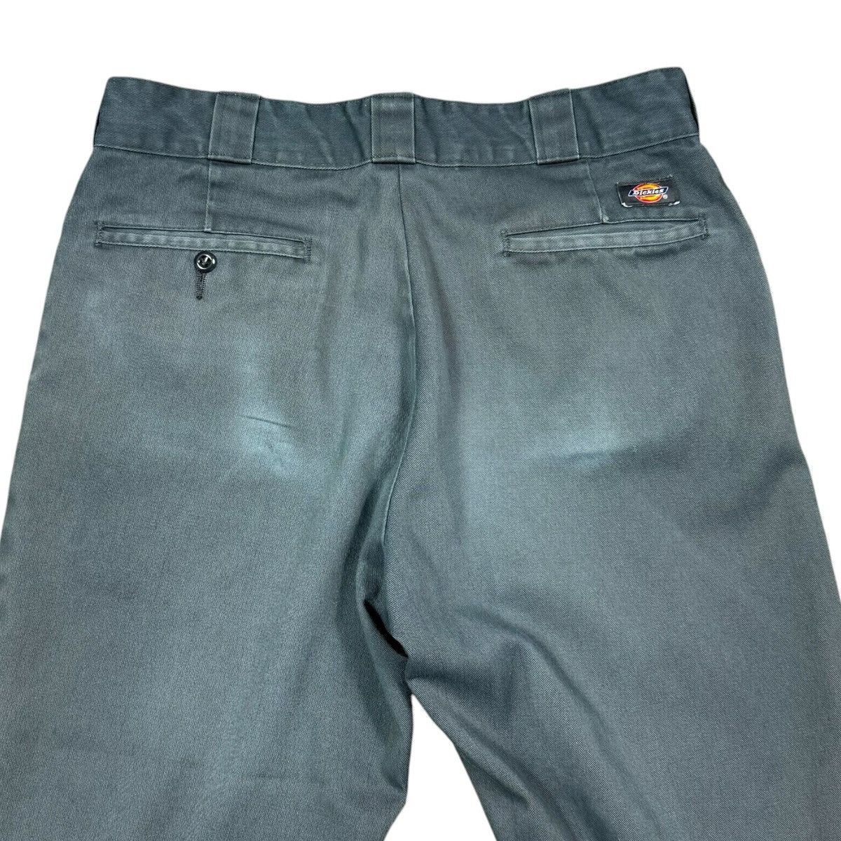 Dickies 2000s Dickies Faded Blue/Gray Pleated Straight Pants 31x26 Size US 31 - 2 Thumbnail