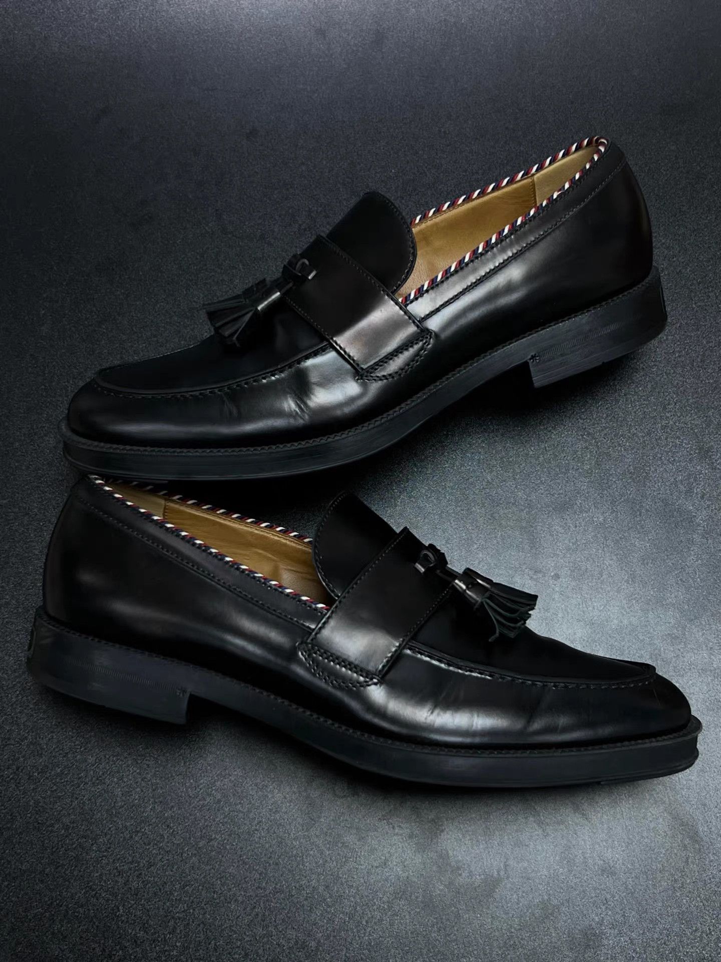 Gucci Gucci Interlocking G Tassel Leather Loafers K15 Size US 10 / EU 43 - 5 Thumbnail