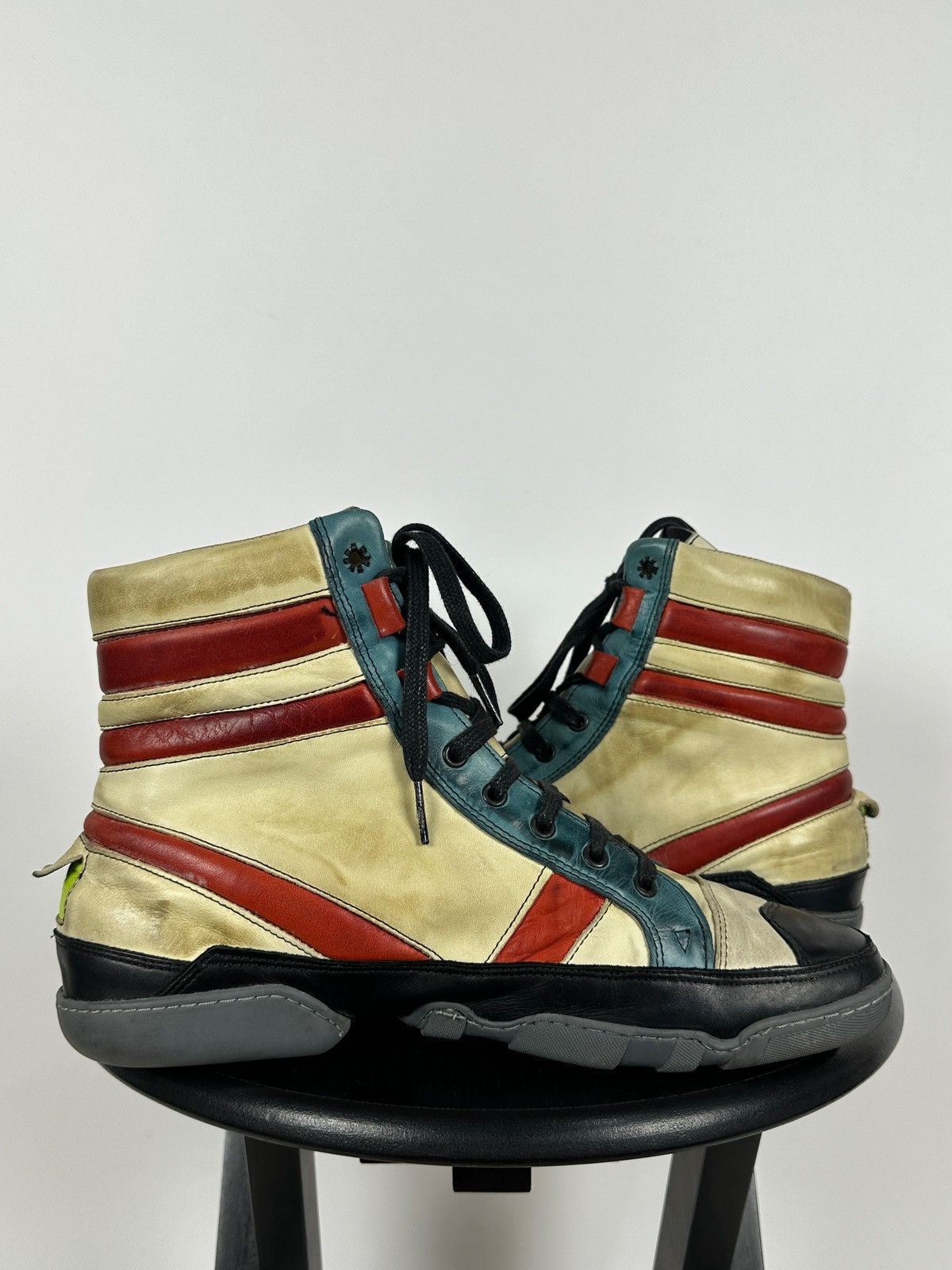 Marithe + Francois Girbaud 00s Vintage Marithé + François Girbaud High Top Sneakers Size US 8 / EU 41 - 7 Thumbnail
