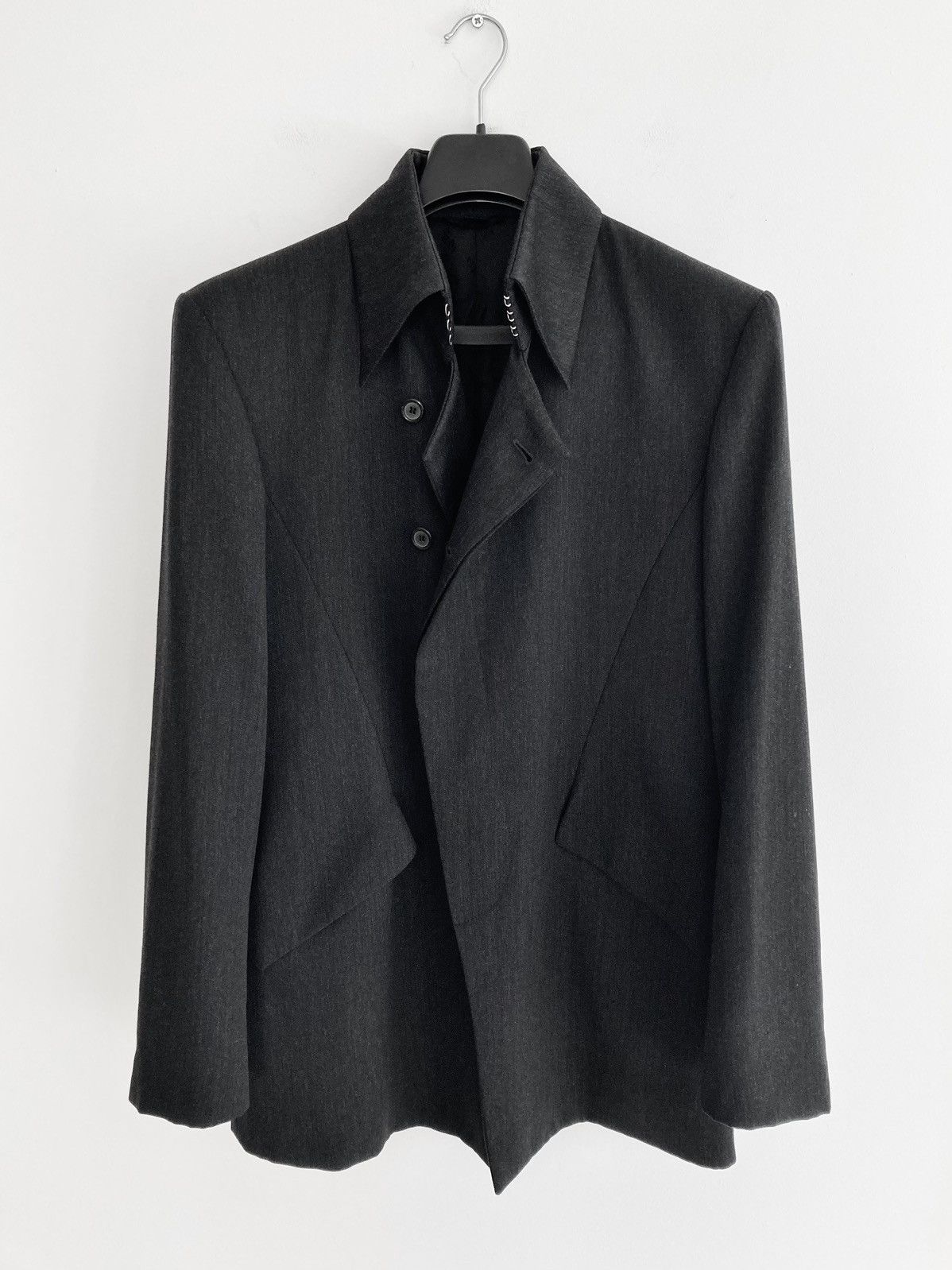 Alexander McQueen A/W 1998 “Joan” Asymmetric Clergy Jacket Size 52R - 1 Thumbnail
