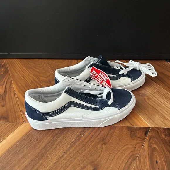 Vans VANS Classic Sport Black White Canvas Suede Low Sneaker Size US 6.5 / EU 39-40 - 3 Thumbnail