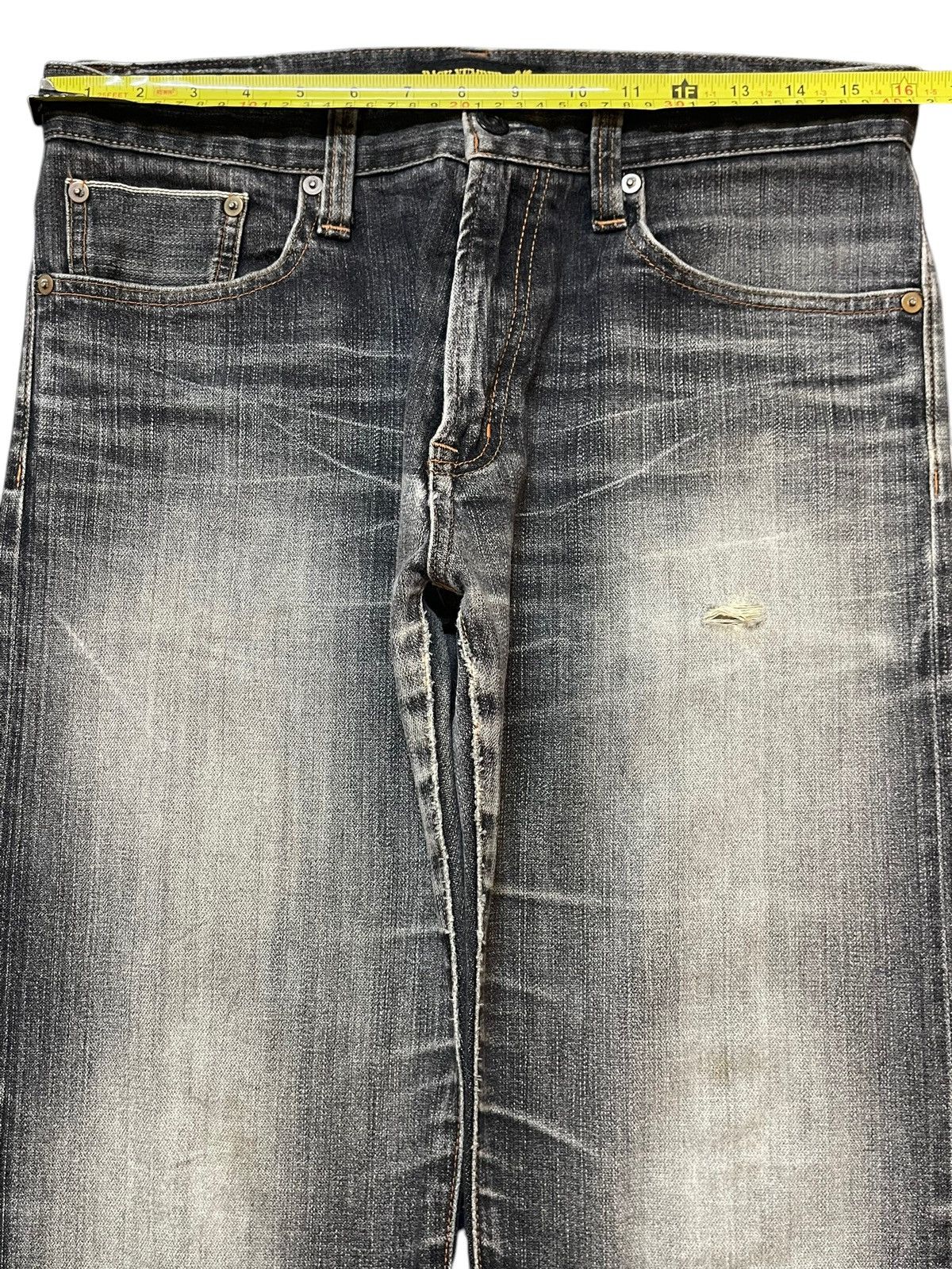 Undercover Vintage Japanese Brand Faded Wash Style Loose Jeans Size US 32 / EU 48 - 11 Thumbnail