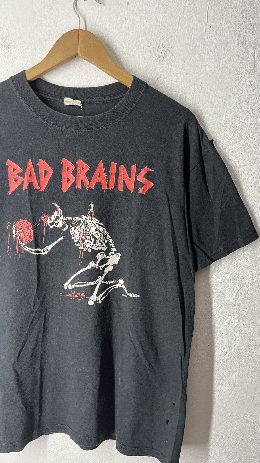 Band Tees VINTAGE BAD BRAINS SKELETON PUNK TEE Size US L / EU 52-54 / 3 - 2 Thumbnail