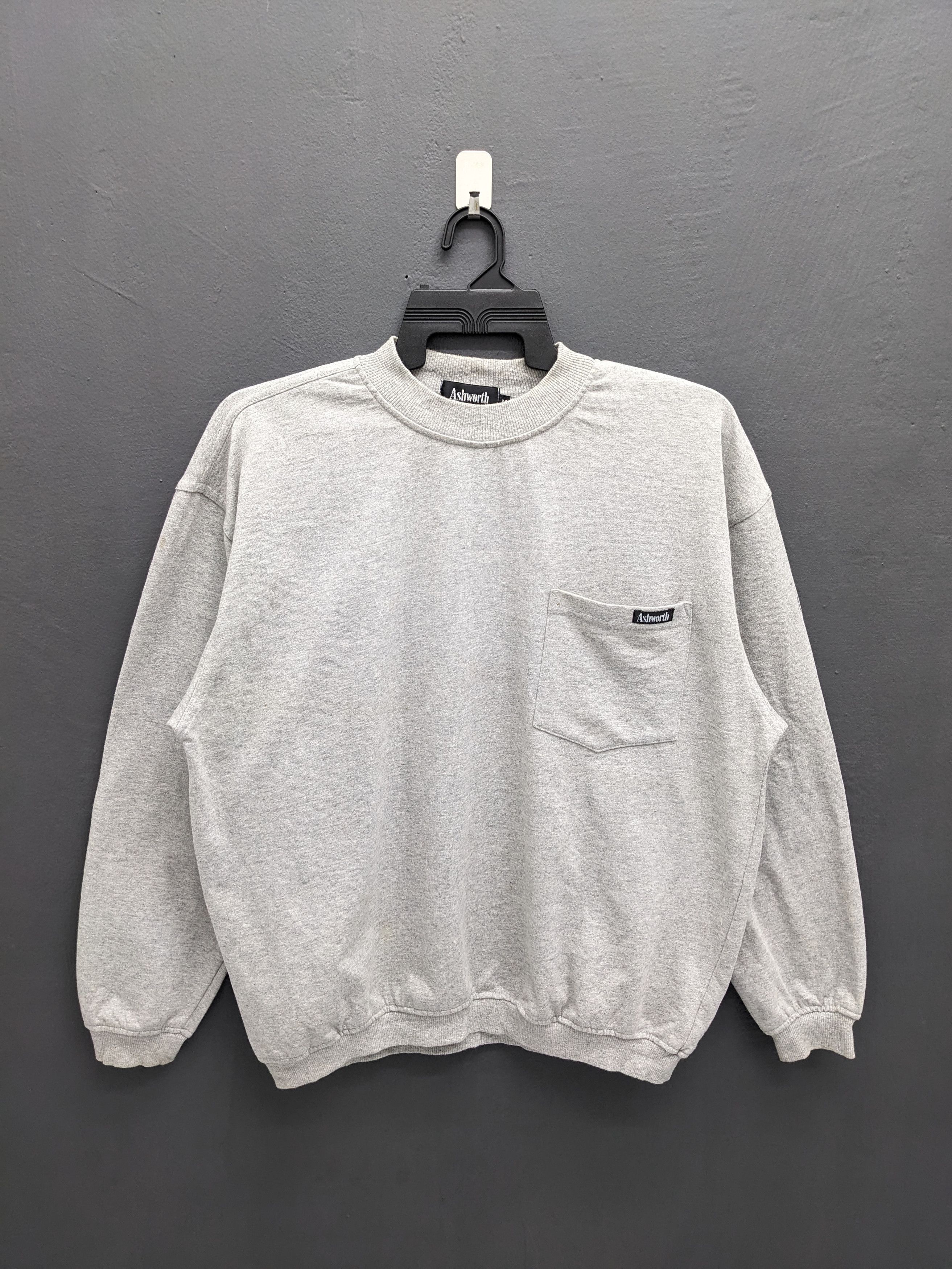 Ashworth Vintage Ashworth Made In Usa Single Pocket Sweatshirt Size US M / EU 48-50 / 2 - 2 Thumbnail