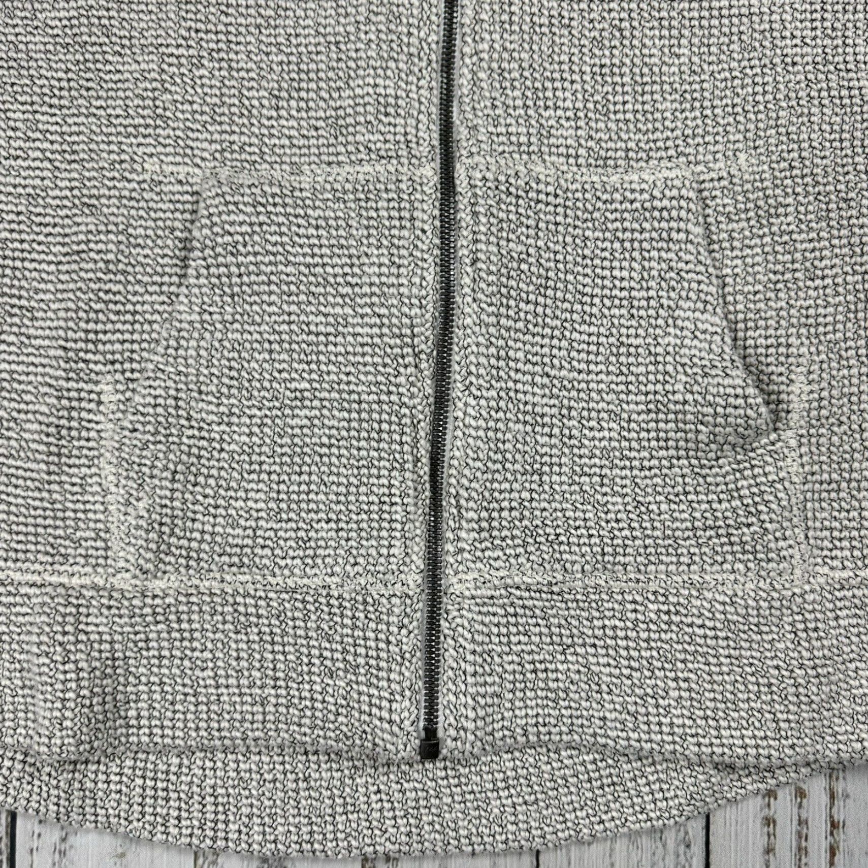 Sweaty Betty SWEATY BETTY Restful Boucle Full-Zip Jacket XS Heathered Gray Womens Activewear Yoga Size XS / US 0-2 / IT 36-38 - 3 Thumbnail