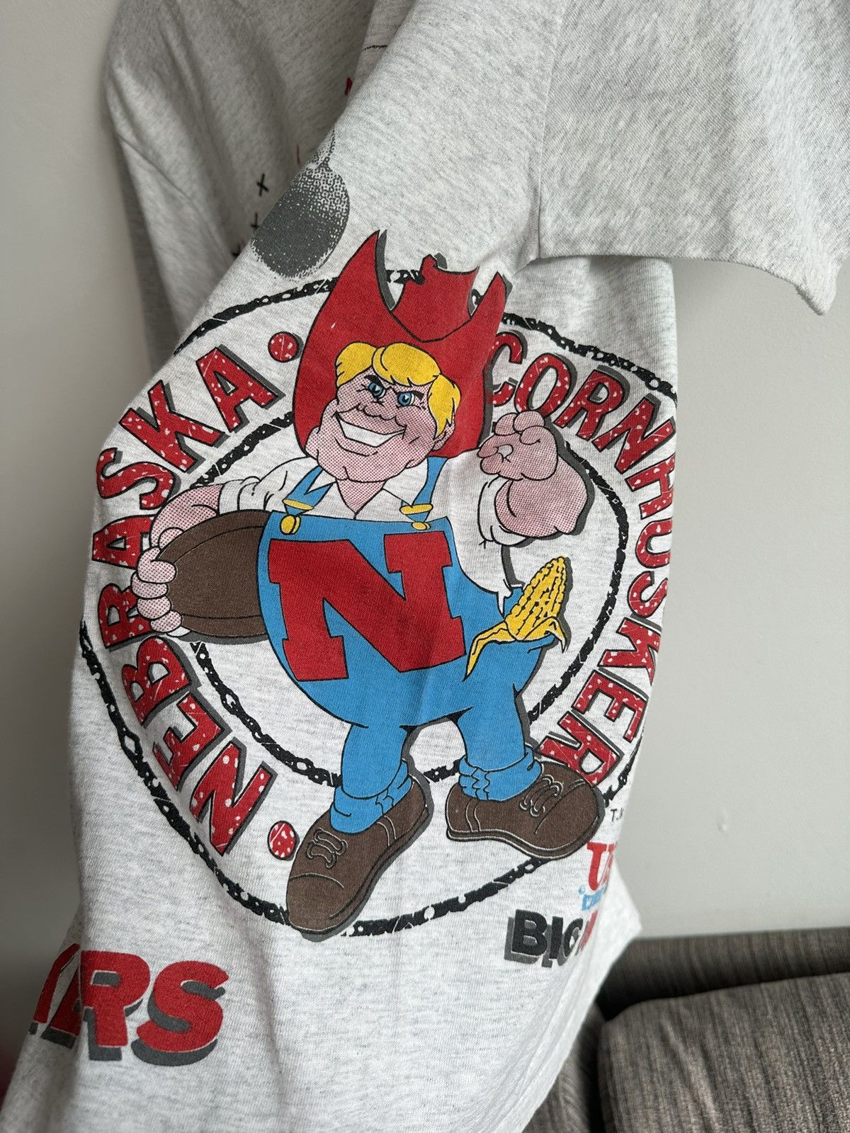 NFL × Vintage Vintage 90’s Rare Nebraska Cornhuskers Football Club USA TEE Size US M / EU 48-50 / 2 - 3 Thumbnail