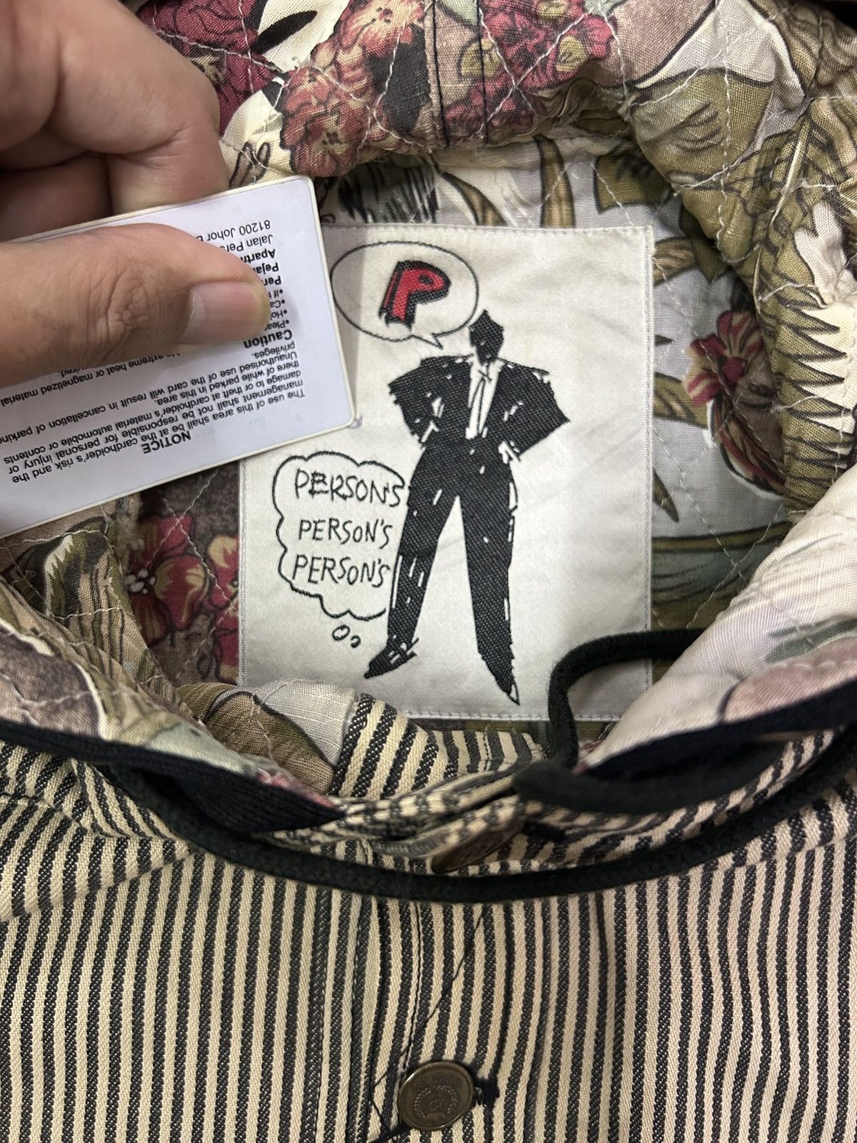 Japanese Brand × PERSON'S × Vintage Vintage Person's Reversible Hooded Full Zipper Jacket Size US M / EU 48-50 / 2 - 11 Thumbnail