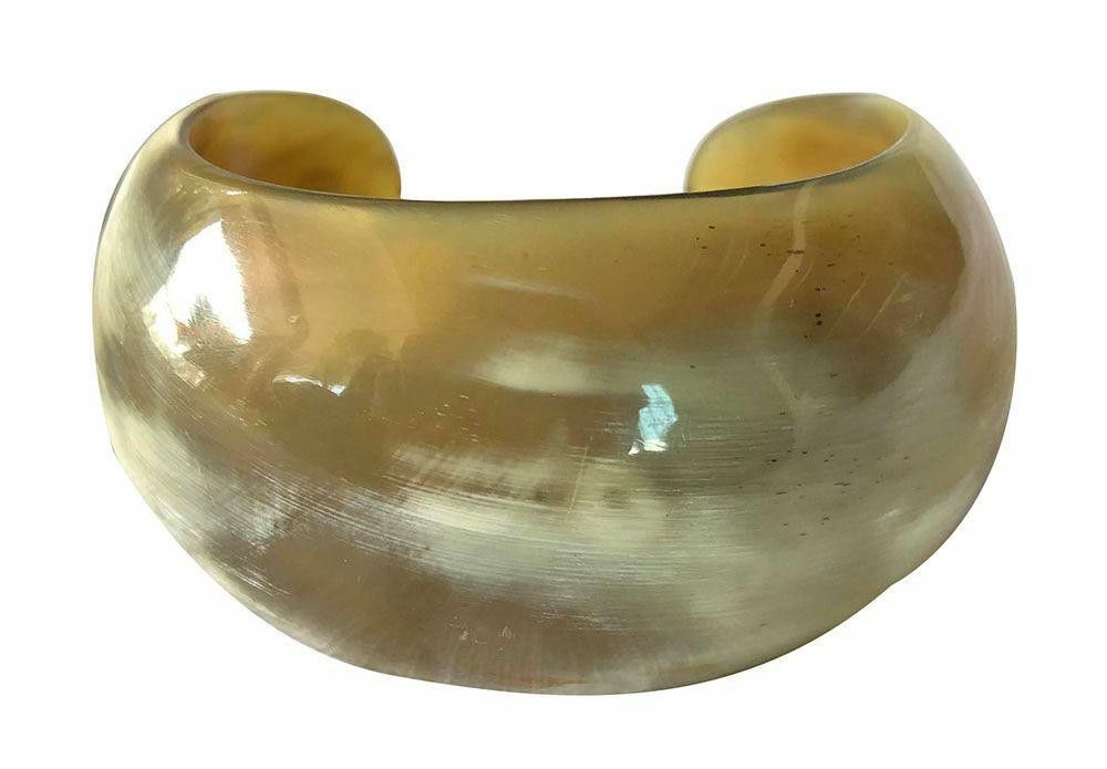 Designer New Textured Cow Horn Bracelet. Size ONE SIZE - 4 Thumbnail
