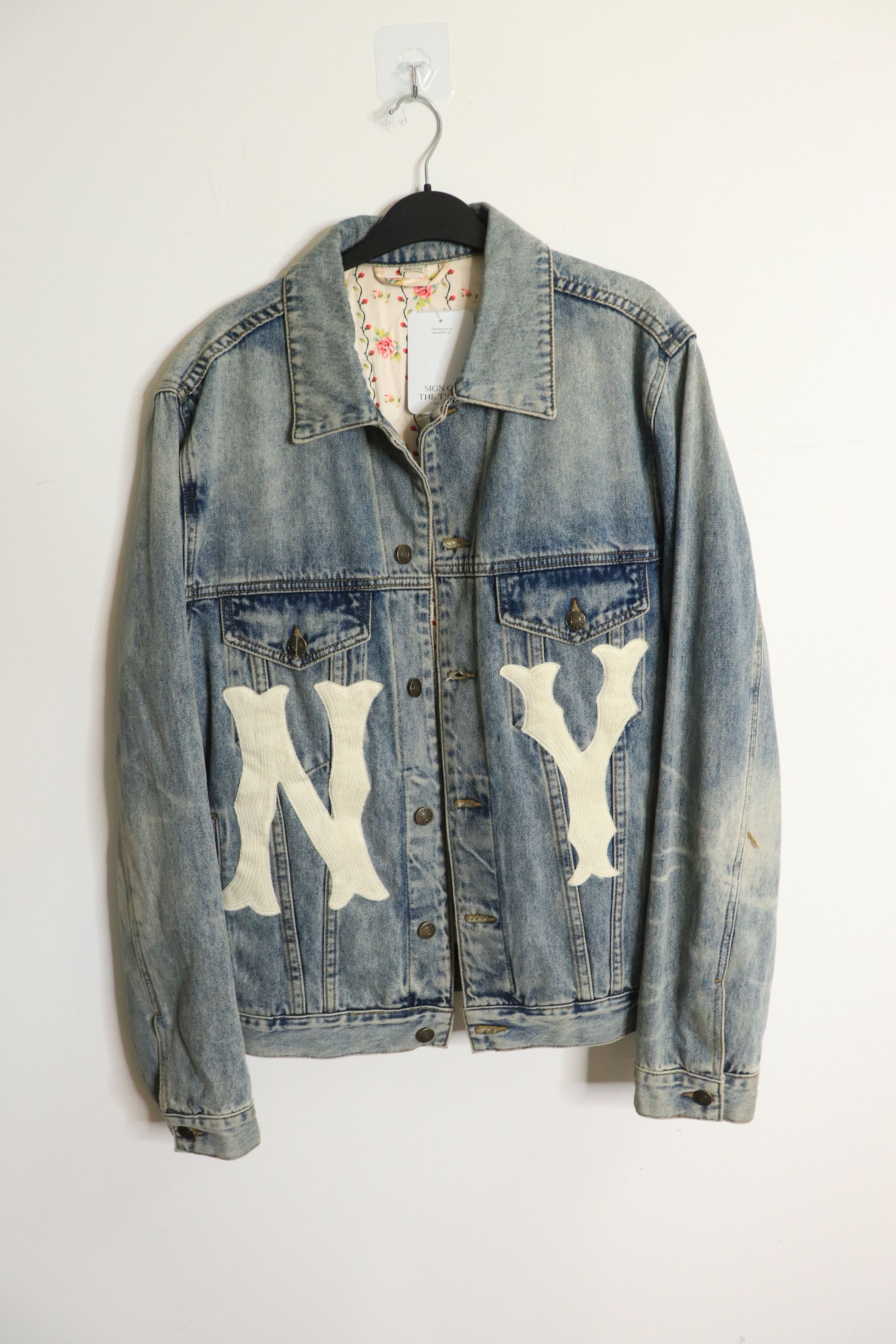 Gucci Blue Yankees denim jacket - Size S / US 4 / IT 40 - 1 Thumbnail
