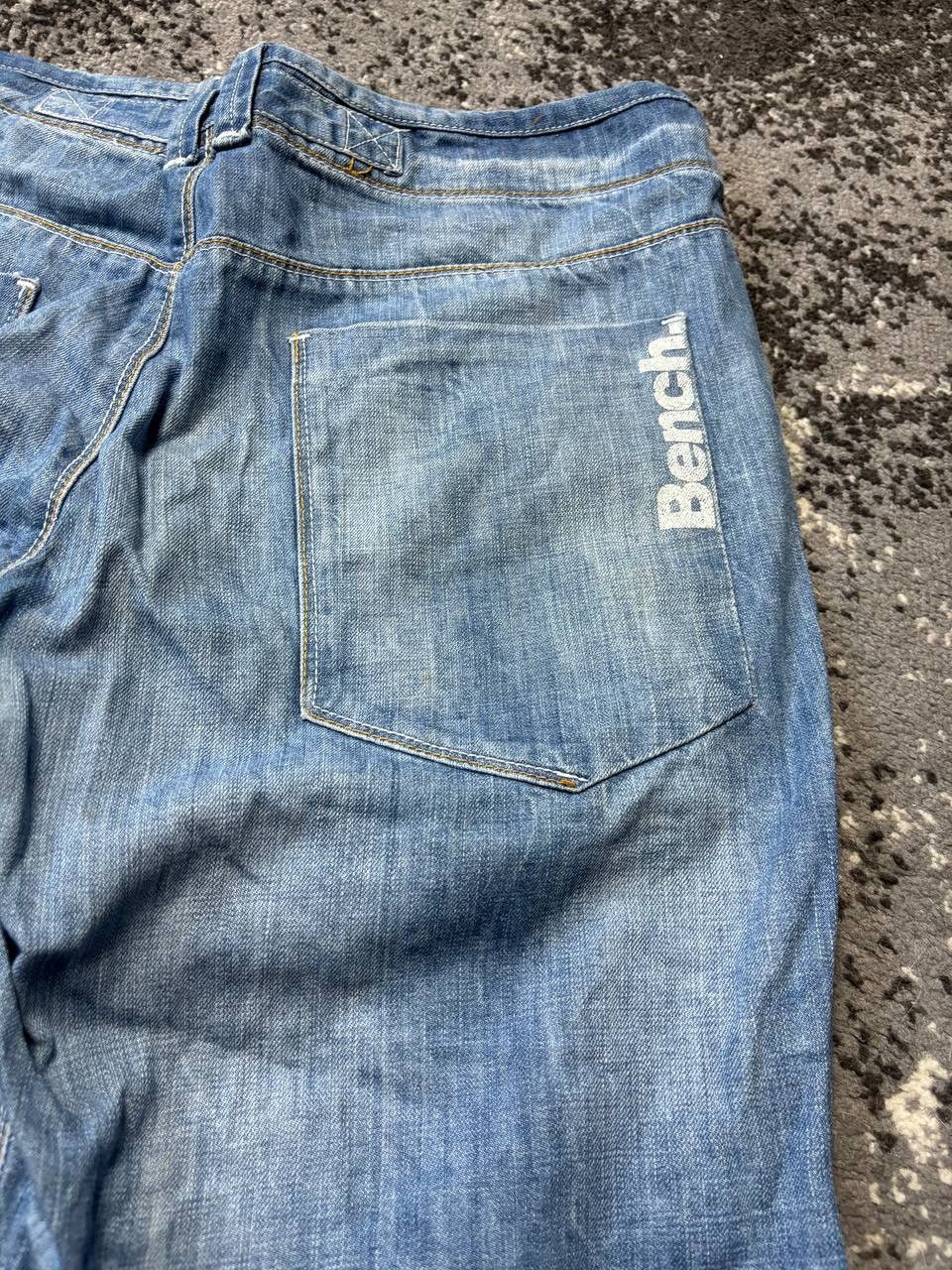 Bench × Japanese Brand × Vintage Vintage Y2K Japanese Bench Logo Denim Pants Size US 34 / EU 50 - 5 Thumbnail