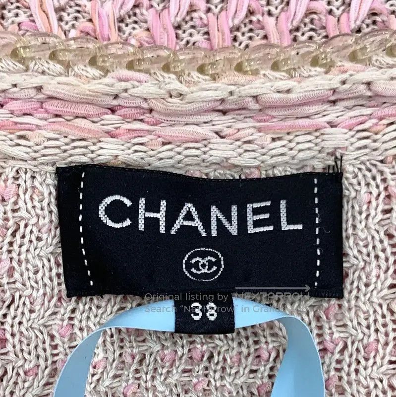 Chanel Pink Silk Cardigan for Women .