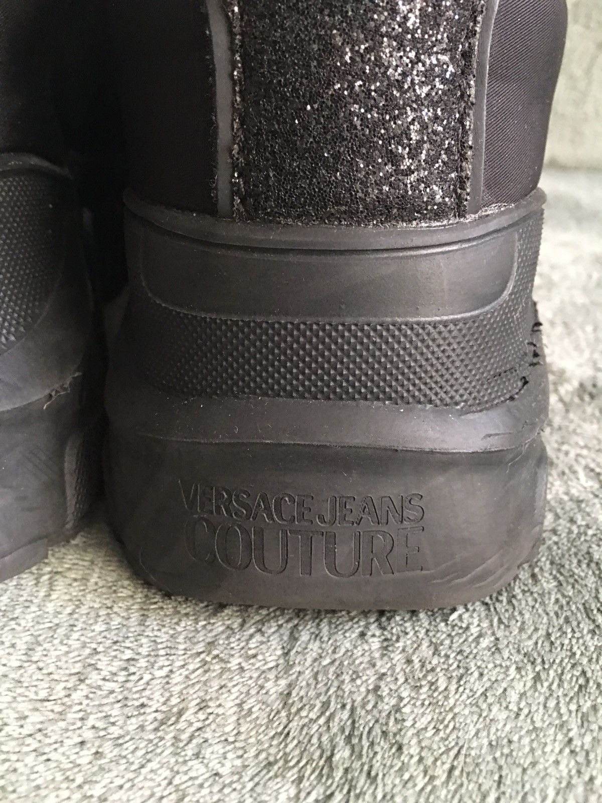 Versace × Versace Jeans Couture Versace Jeans Couture Black Sneakers EU 38 US 6 Size US 6 / IT 36 - 6 Thumbnail