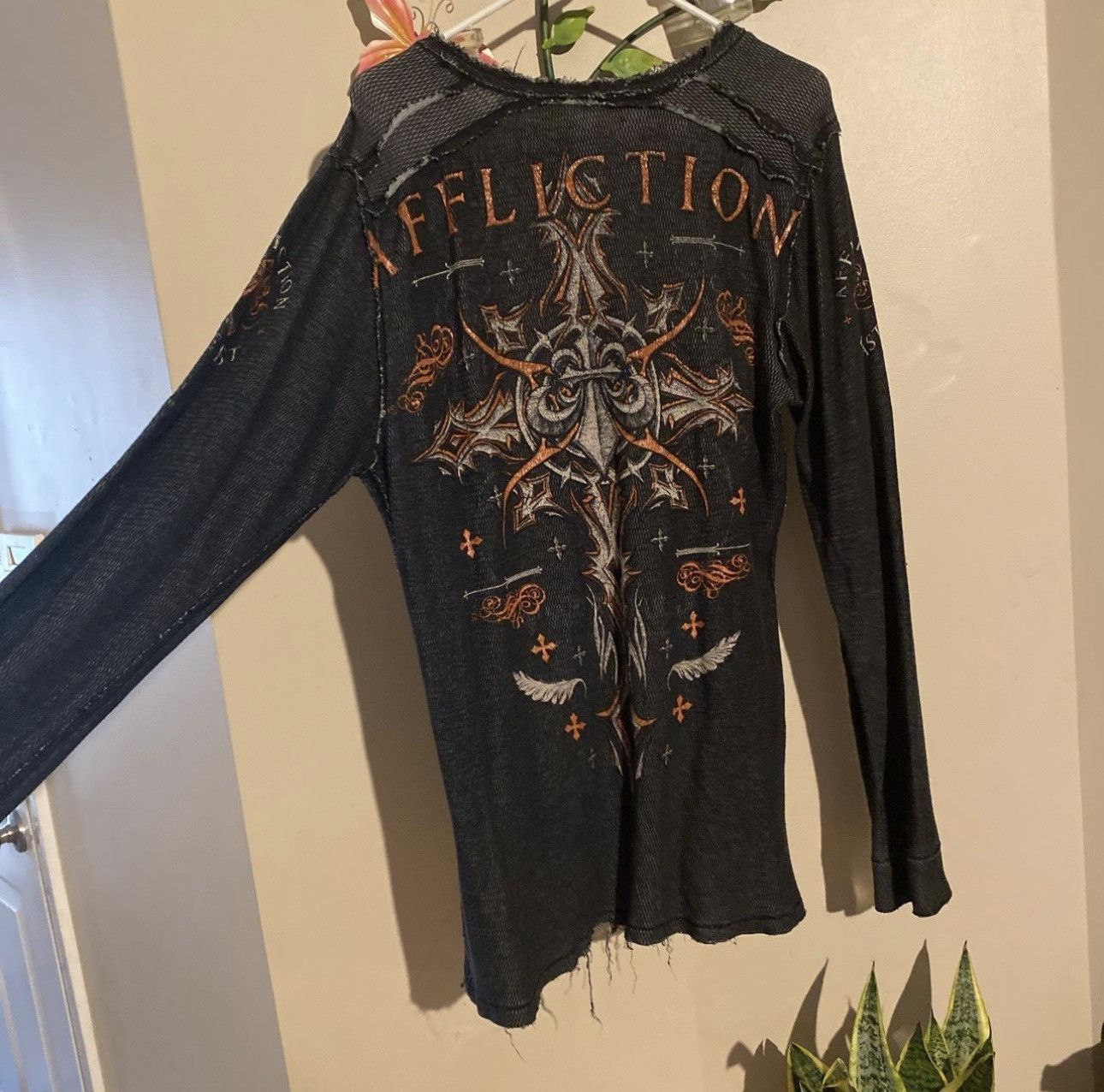 Affliction Rare double sided vintage affliction long sleeve Size US L / EU 52-54 / 3 - 1 Thumbnail