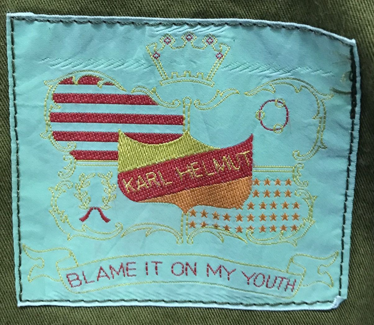 Karl Helmut × Vintage Vintage Karl Helmut Blame IT On My YOUTH Jacket Size US XL / EU 56 / 4 - 11 Thumbnail