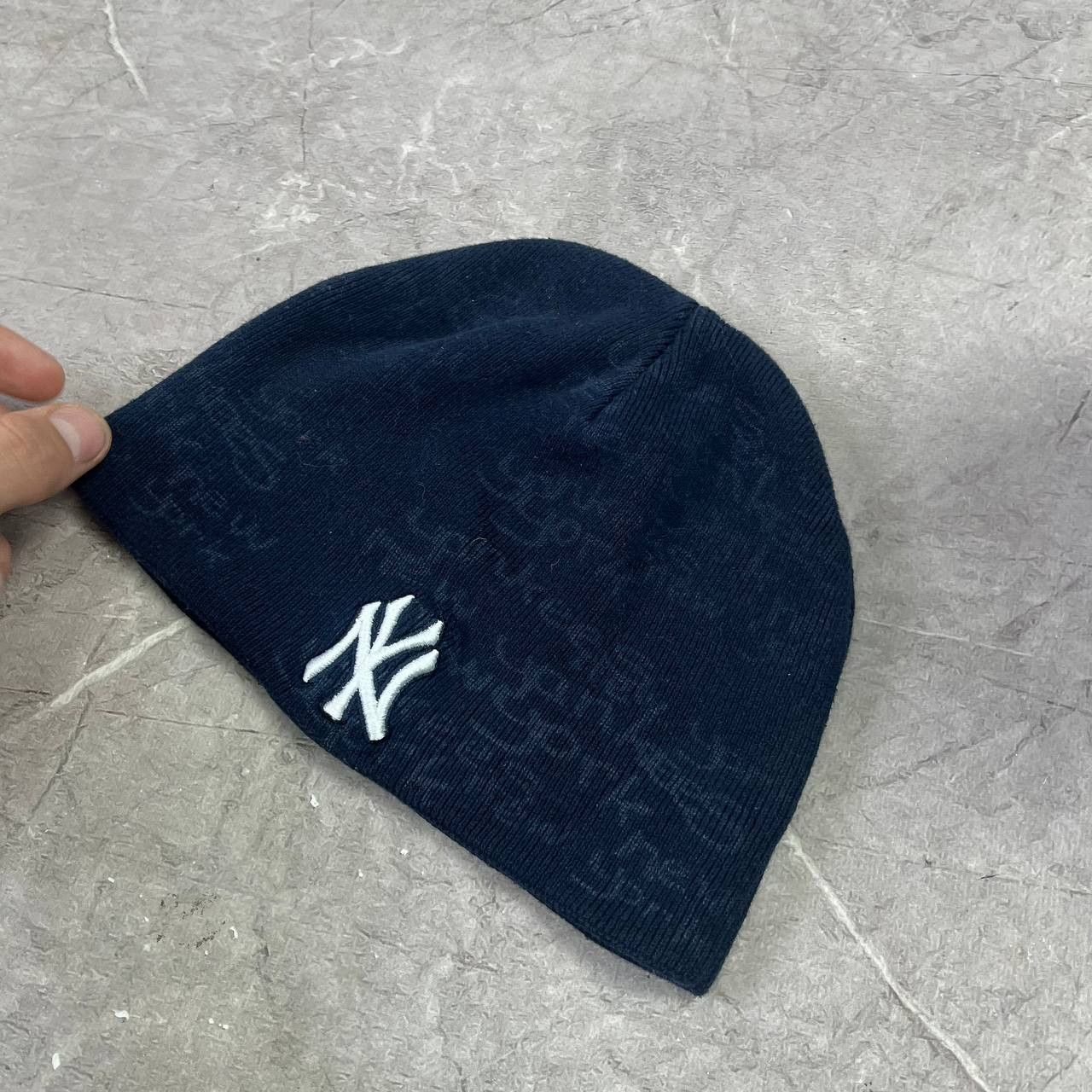 New Era Vintage 90s New York Yankes MLB Monogram Winter Hat Size ONE SIZE - 5 Thumbnail