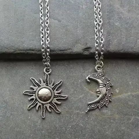Other Sun + Moon Pendant Chain Necklace Size ONE SIZE - 3 Thumbnail