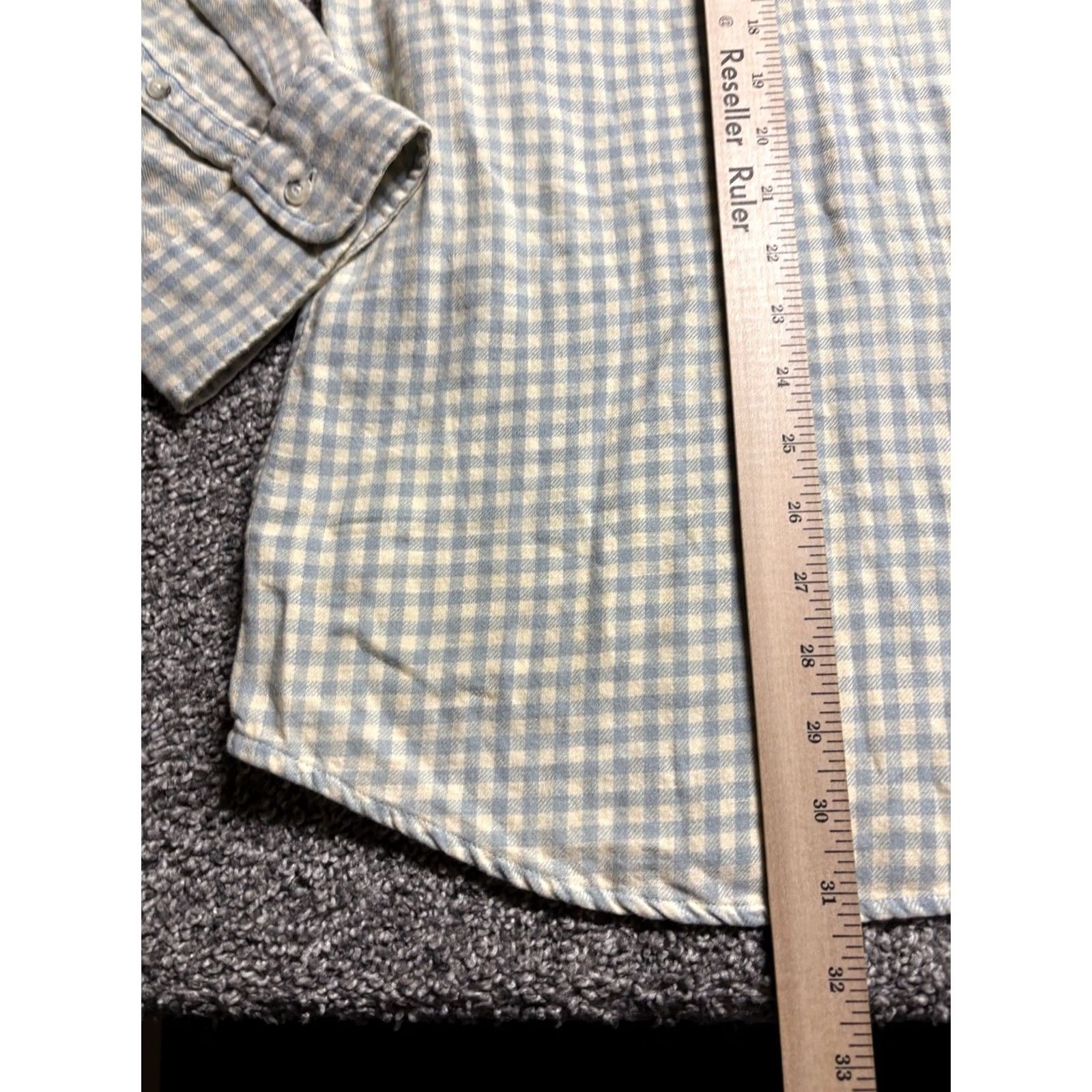 Marine Layer Marine Layer Flannel Shirt Mens 2XL Blue Plaid Button-Front Shacket Size US XXL / EU 58 / 5 - 6 Thumbnail