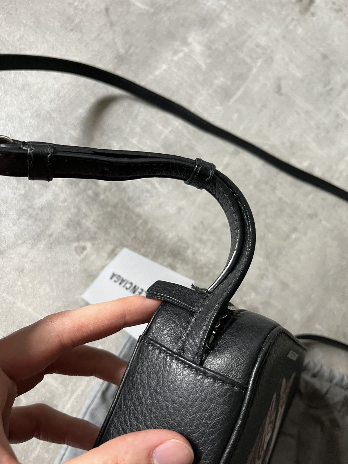 Balenciaga Balenciaga F/W 2018 kitten camera bag black leather Size ONE SIZE - 3 Thumbnail