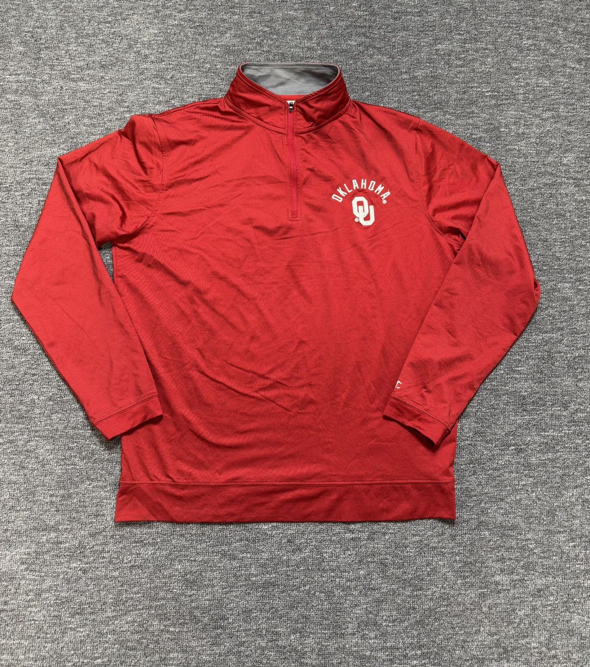 Champion × NCAA Champion Oklahoma Sooners 1/4 Zip Pullover NCAA College Size US M / EU 48-50 / 2 - 2 Thumbnail