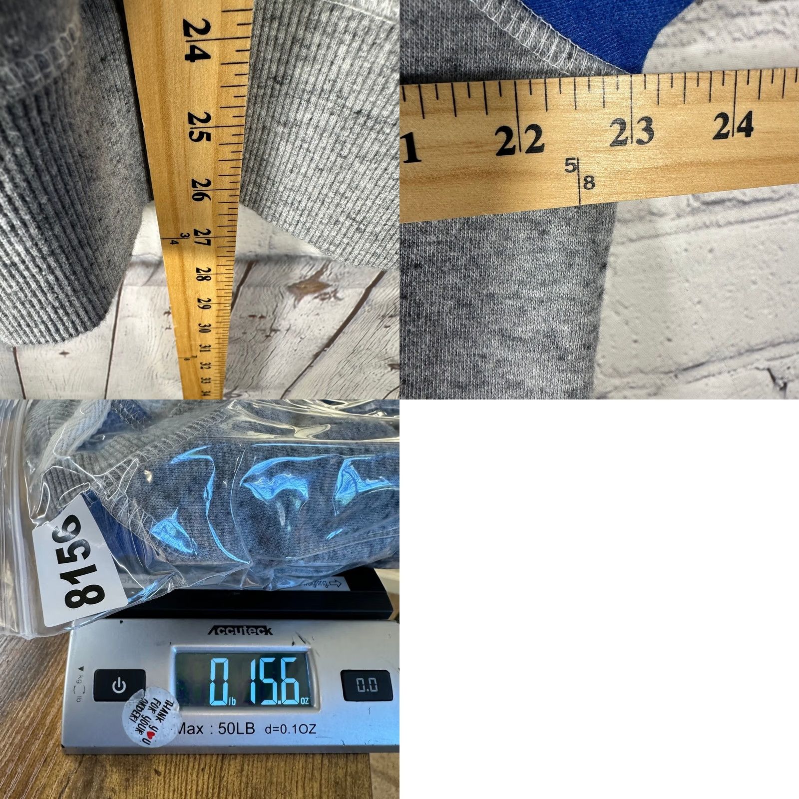 Vintage Duke Basketball Sweatshirt Mens M Gray Blue Raglan Pullover Pocket Embroidered Graphic Print Crew Neck Fleece Cotton Blend All Seasons Size US M / EU 48-50 / 2 - 8 Thumbnail