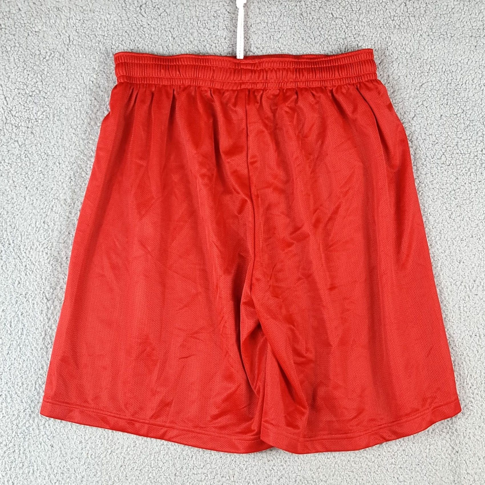 Vintage VINTAGE Basketball Shorts Men's XL Red Retro Drawstring Gym Workout Size US 36 / EU 52 - 4 Thumbnail