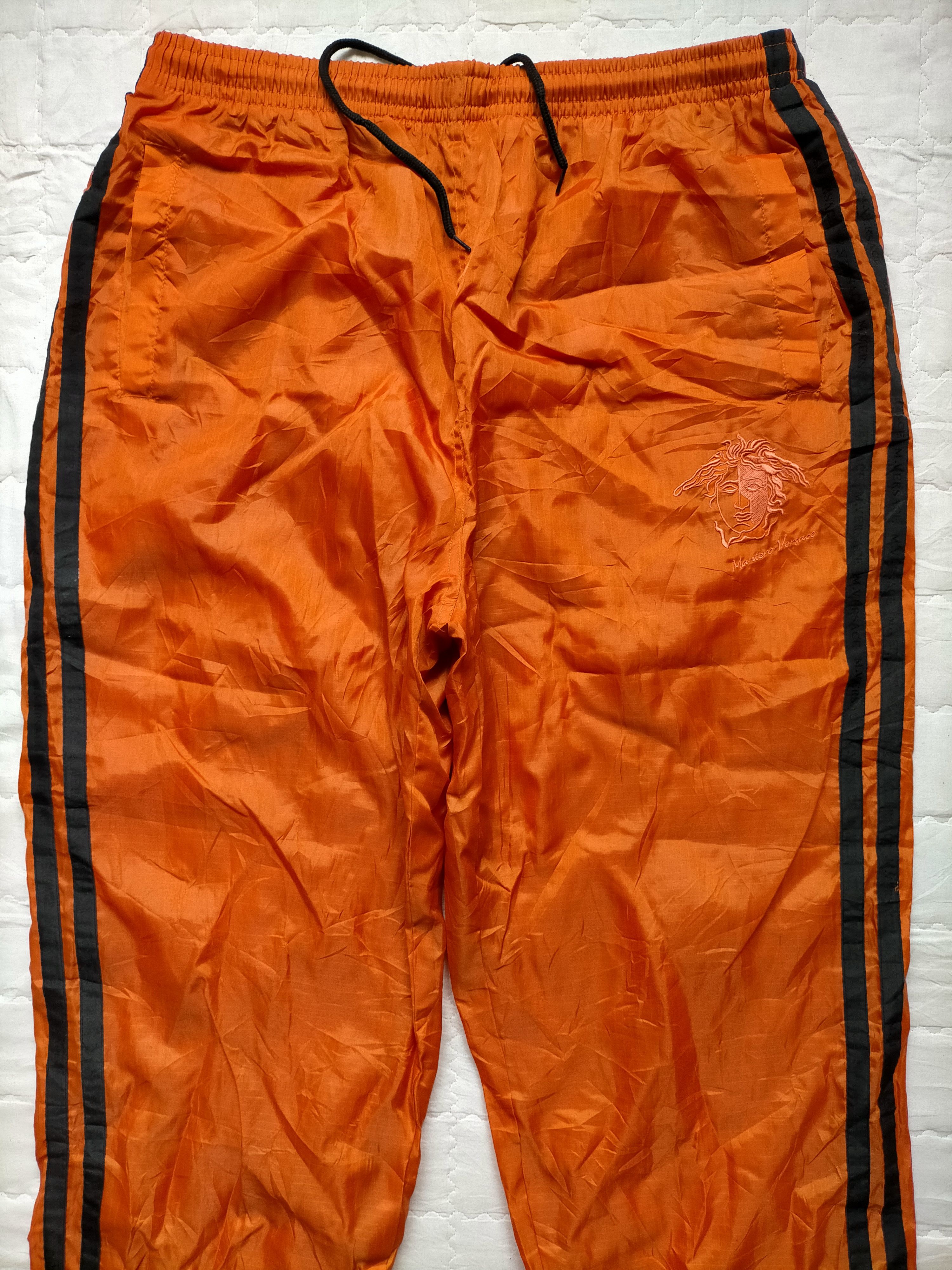 Versace Versace Side Tape Embroidered Nylon track Pants Size US 34 / EU 50 - 9 Thumbnail