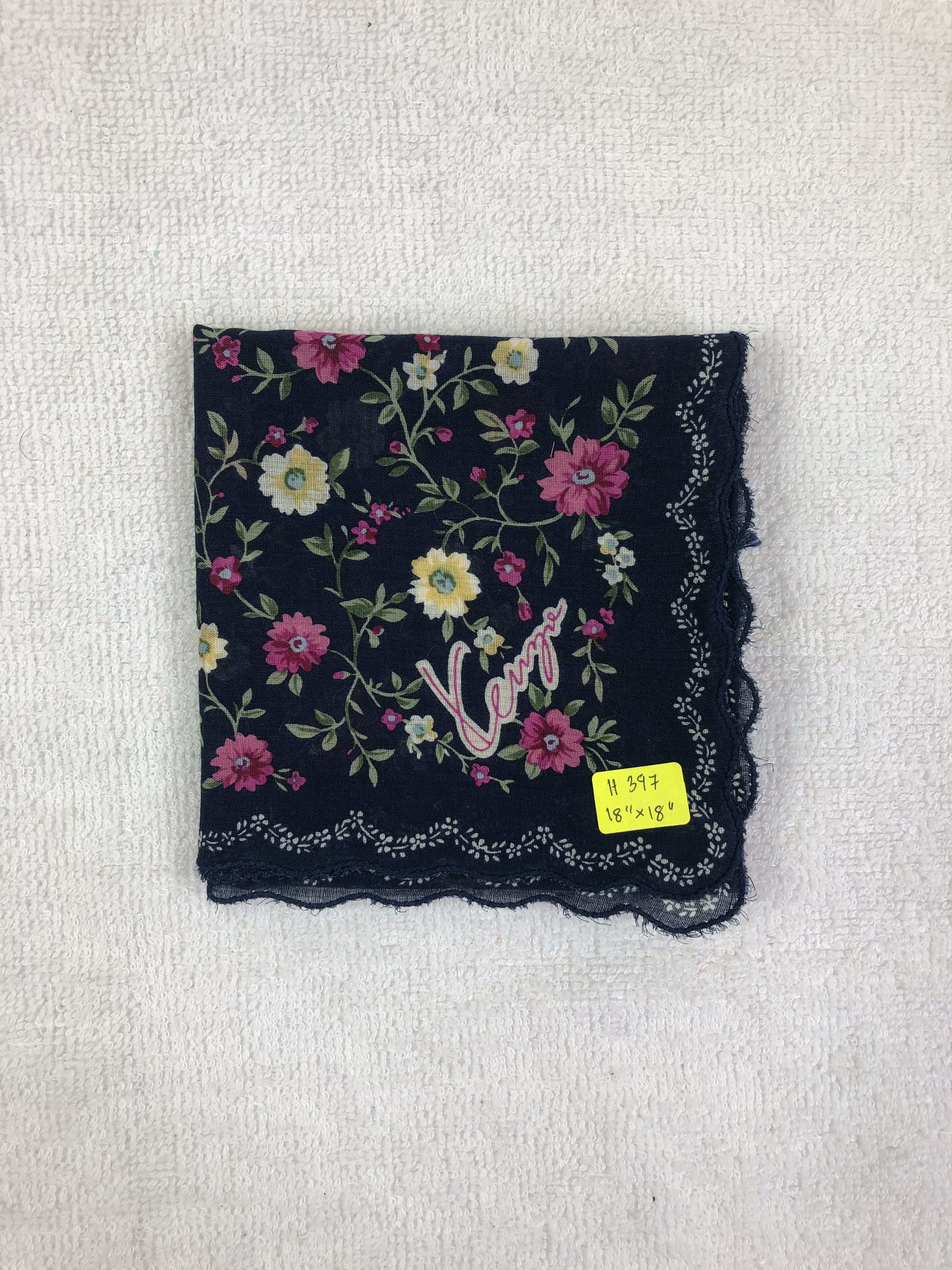 Kenzo × Vintage Kenzo Floral Bandana / Handkerchief / Neckerchief Size ONE SIZE - 4 Thumbnail