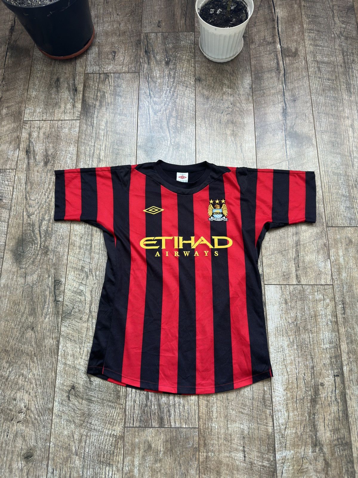 Umbro 2011/12 Umbro Manchester City FC Away Soccer Jersey/Shirt Size US S / EU 44-46 / 1 - 1 Thumbnail
