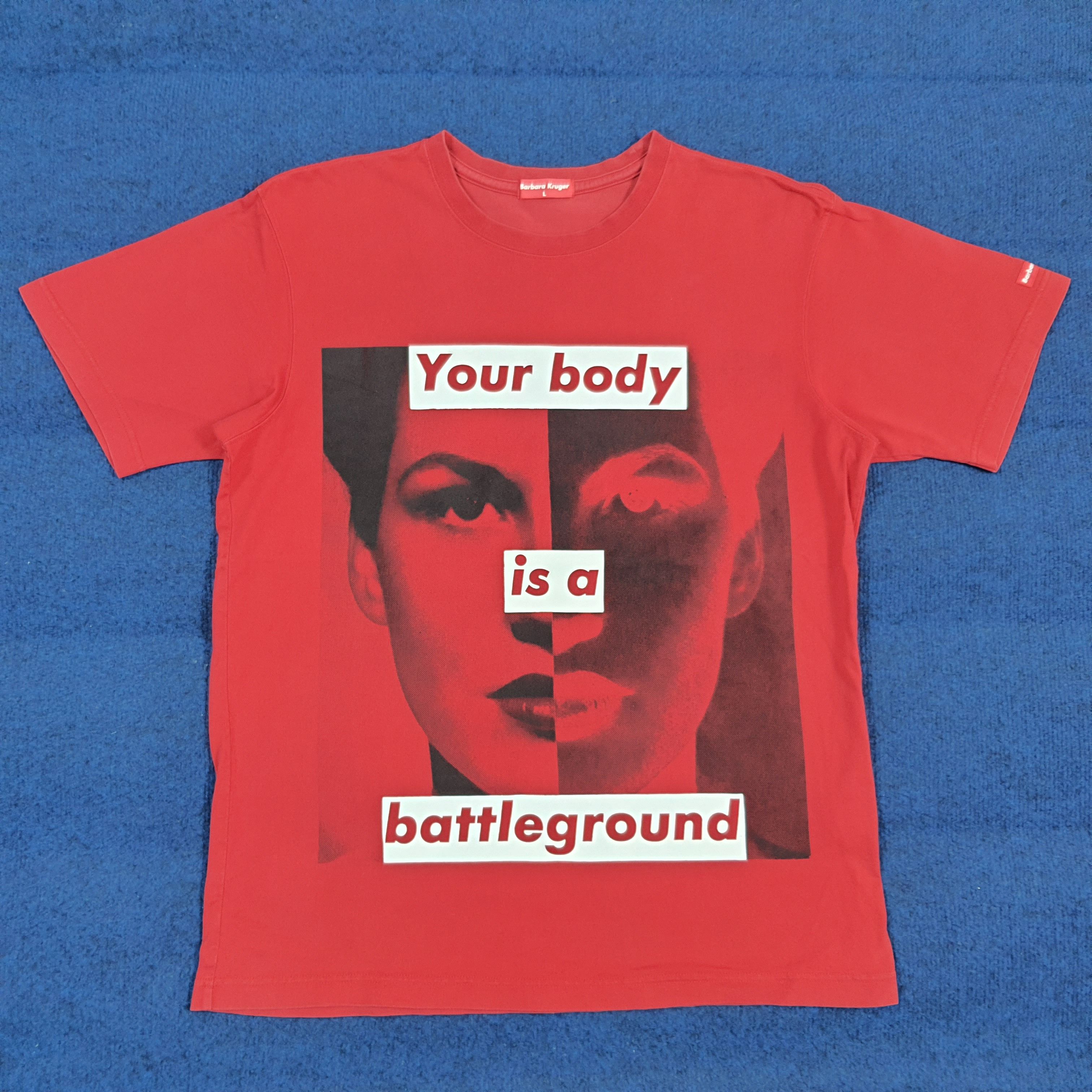 Barbara Kruger Vintage Barbara Kruger Designer Graphic Tees C301N76 Size US M / EU 48-50 / 2 - 1 Thumbnail