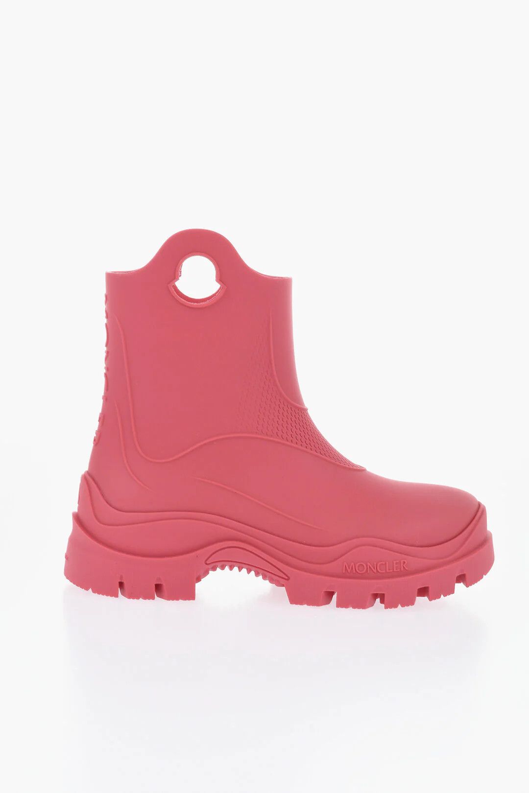 Moncler og1mm0426 Rubber Ankle Boots in Pink Size US 6 / IT 36 - 1 Thumbnail