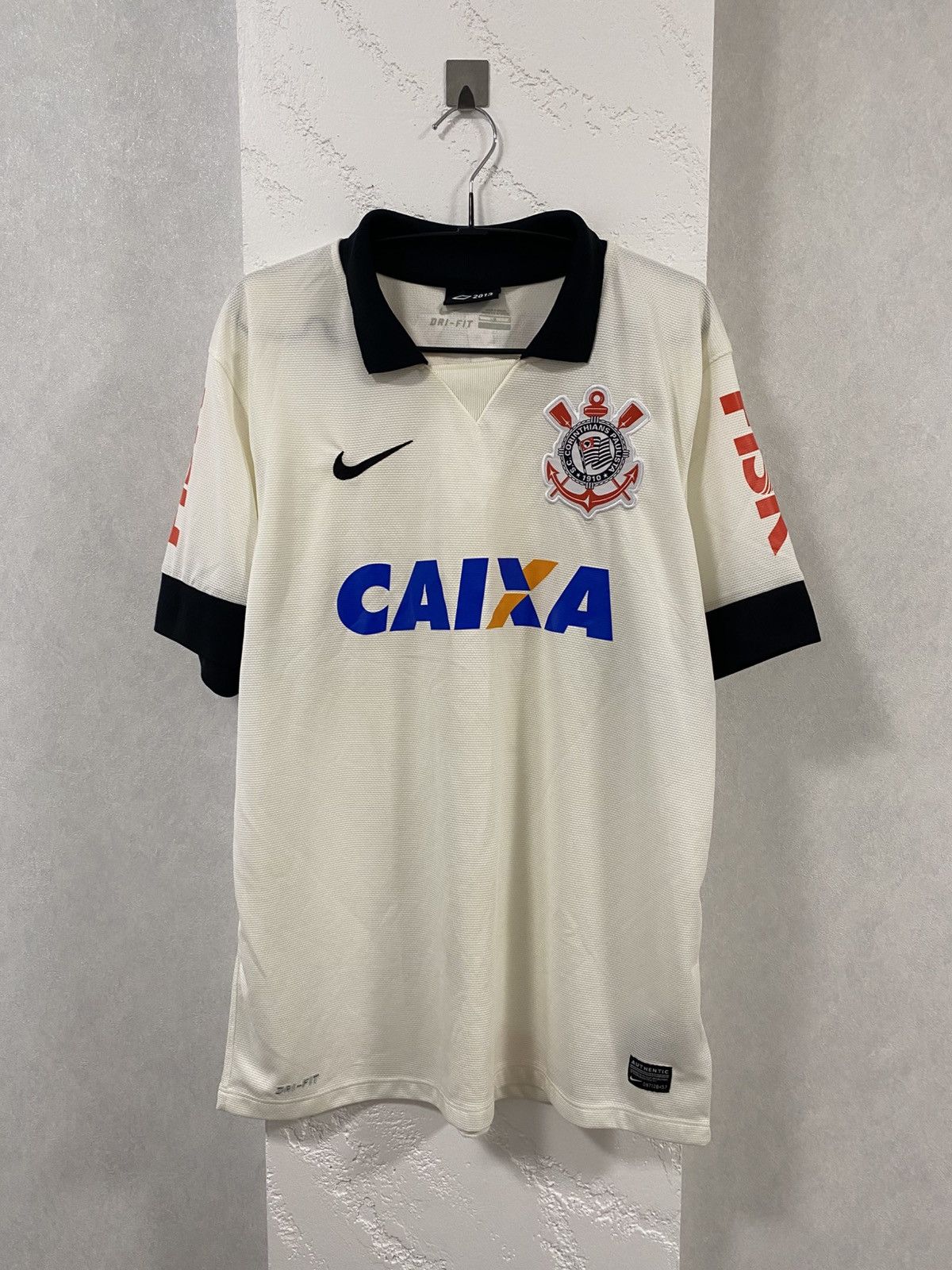 Nike Corinthians Paulista 2013 Pre-Season Home Jersey Sz:L