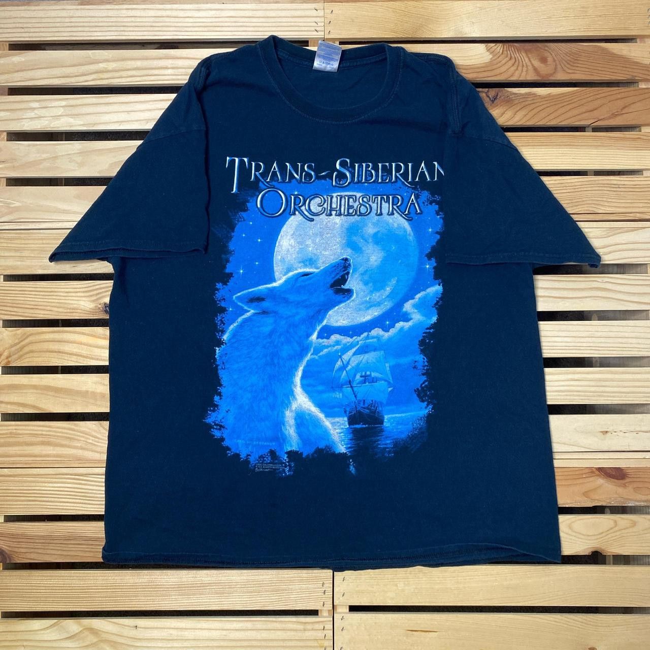 Gildan Trans-Siberian Orchestra 2015 Faded Black Band Tee Size XL Size US XL / EU 56 / 4 - 1 Thumbnail