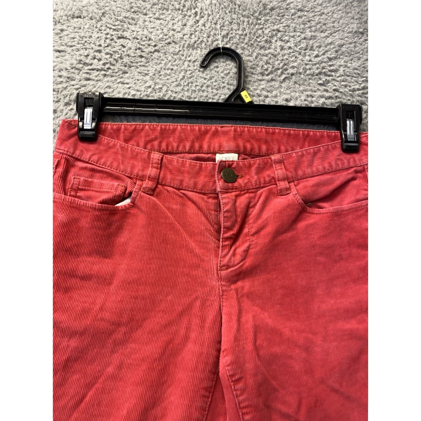 Vintage J Crew Pants 27S Corduroy Modern Straight Deep Pink Straight Stretch 118-8 Size 27" / US 4 / IT 40 - 2 Thumbnail