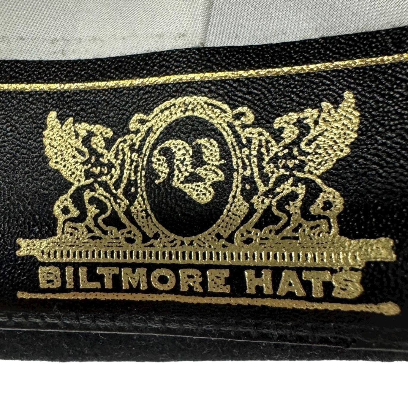 Vintage VINTAGE Biltmore Governor Fashion Fedora Hat Band Ribbon Medium Black Mens Fedora Size ONE SIZE - 5 Thumbnail