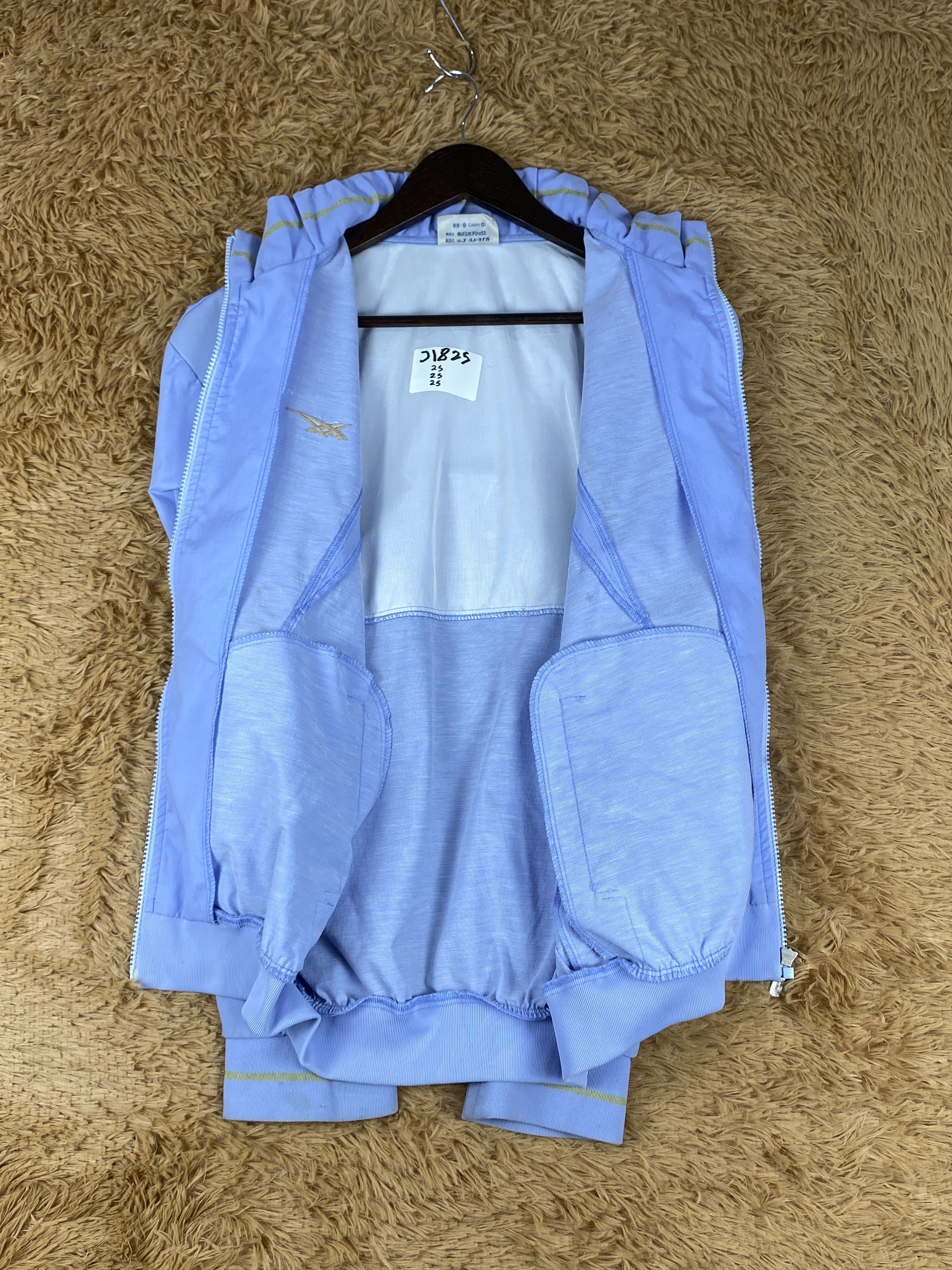 Asics Vintage Asics Windbreaker Running Zip Up Jacket J1825 Size US M / EU 48-50 / 2 - 9 Thumbnail