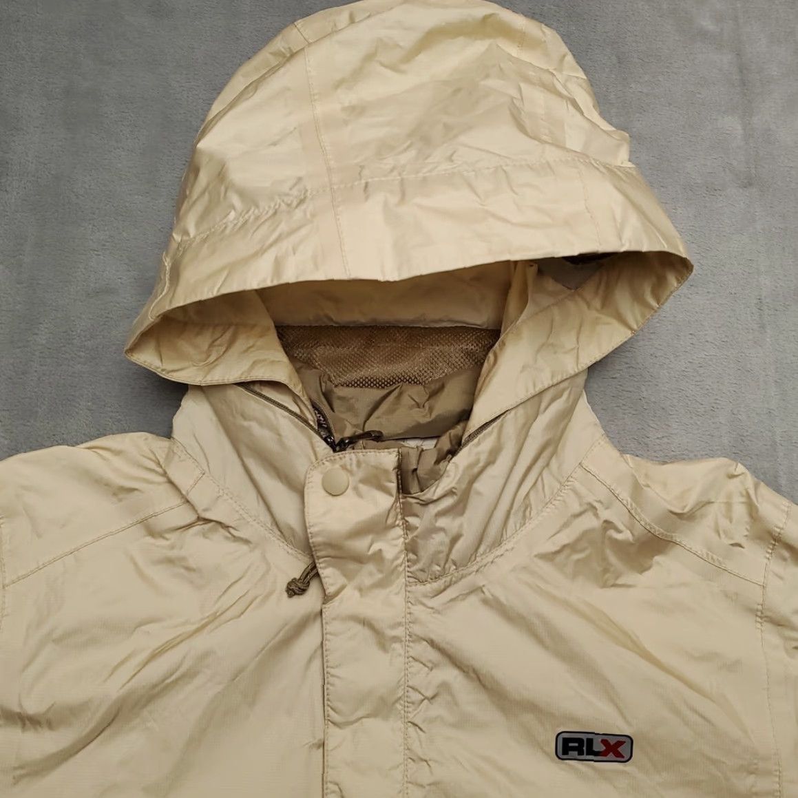 Vintage VINTAGE Polo Sport RLX Jacket Womens M Pale Yellow Hooded Windbreaker Packable Size M / US 6-8 / IT 42-44 - 3 Thumbnail