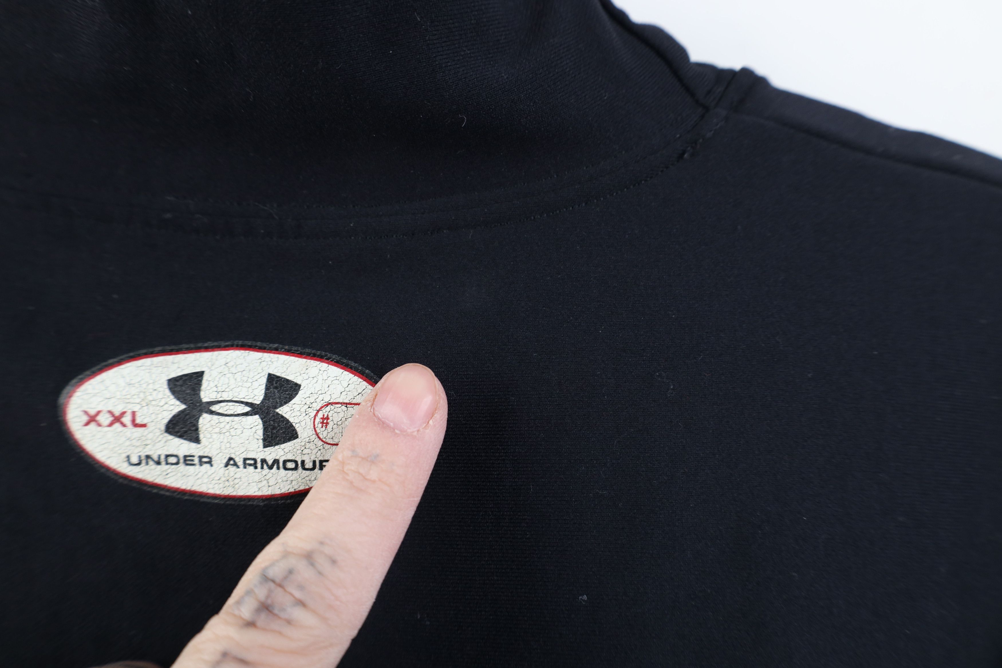 Under Armour Vintage Under Armour Compression ColdGear Mock Neck T-Shirt Size US XXL / EU 58 / 5 - 10 Thumbnail