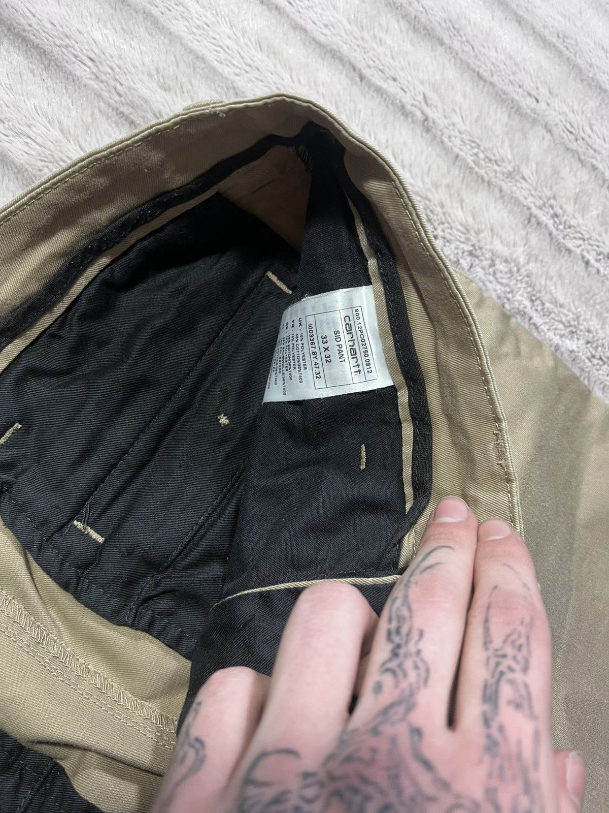 Carhartt Vintage carhartt workwear pants 33x32 Size US 33 - 3 Thumbnail