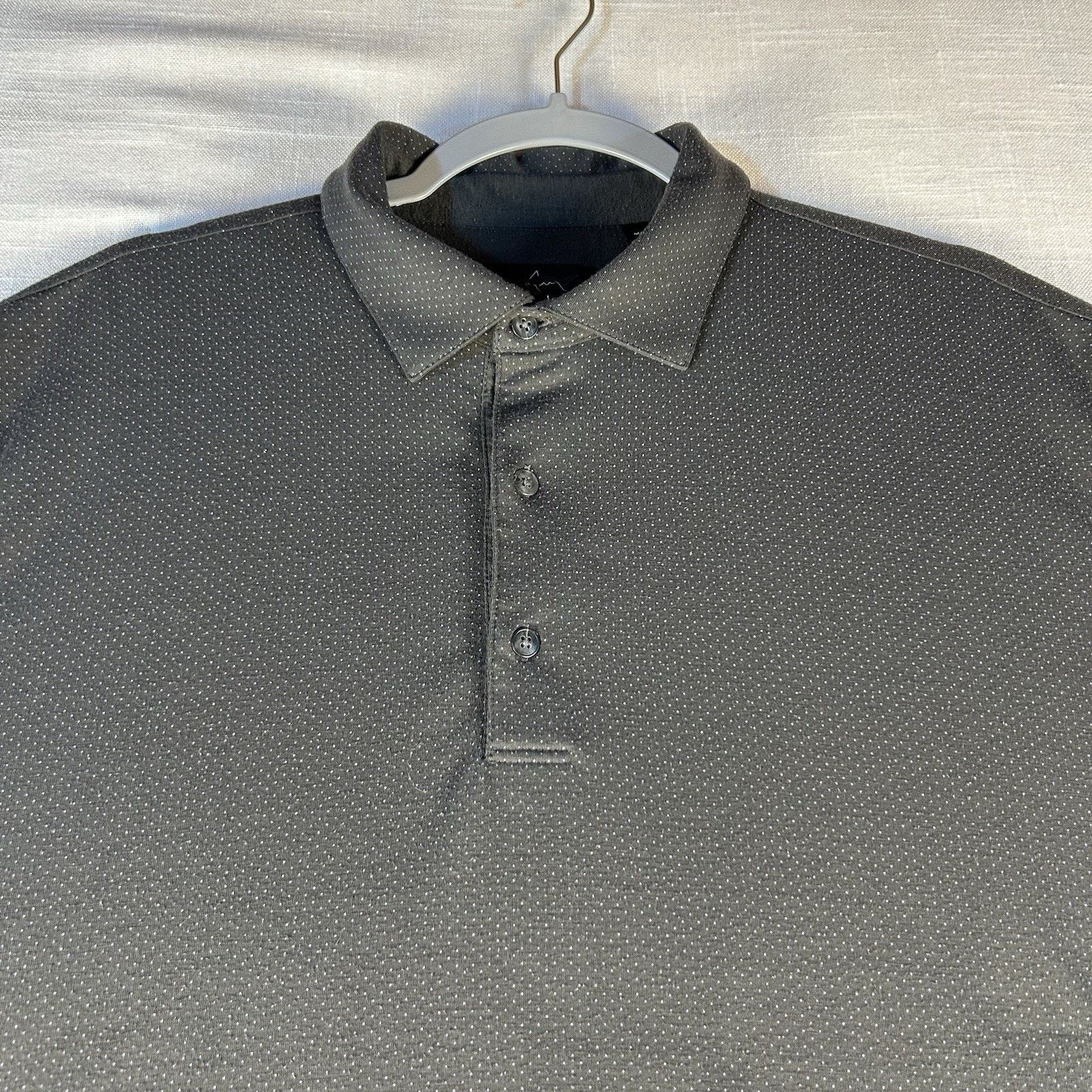 Greg Norman Greg Norman 1/4 Button Polo Golf Shirt L Gray With Pin Dots Size US L / EU 52-54 / 3 - 4 Thumbnail