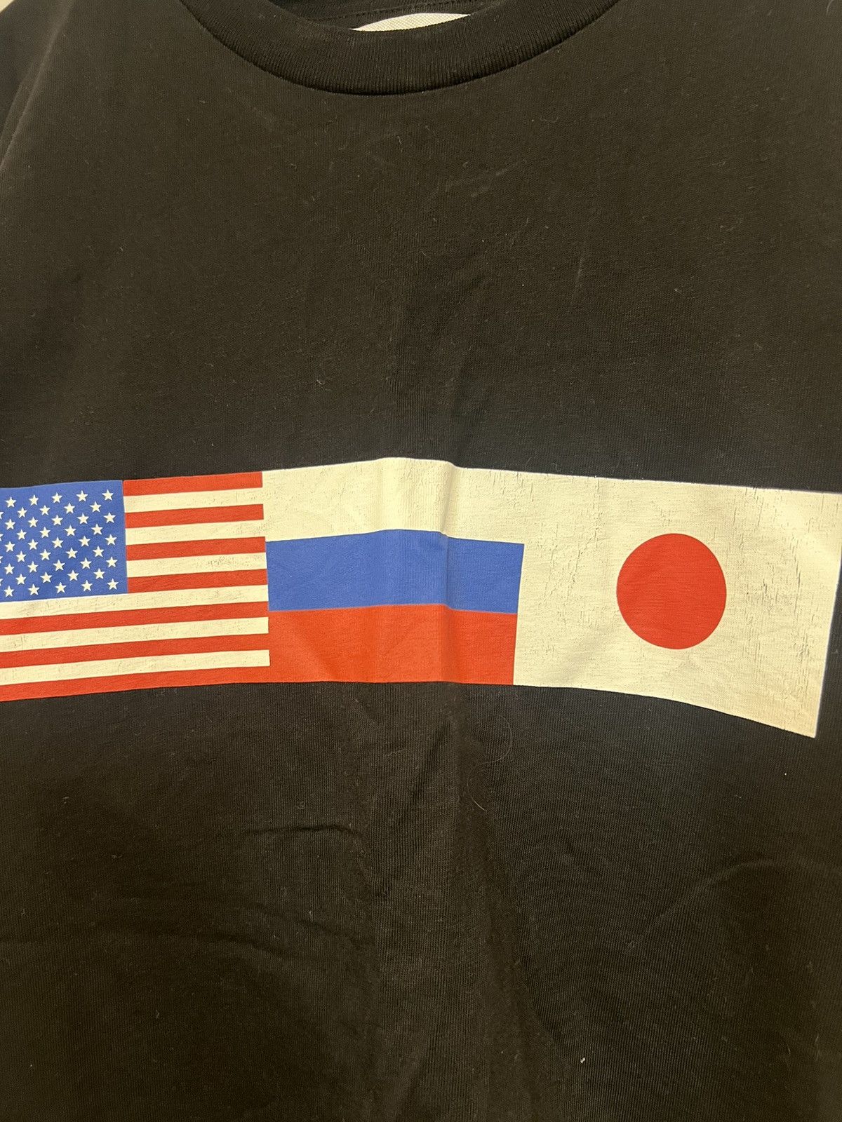 Gosha Rubchinskiy Gosha Flags Tee Size US XL / EU 56 / 4 - 3 Thumbnail
