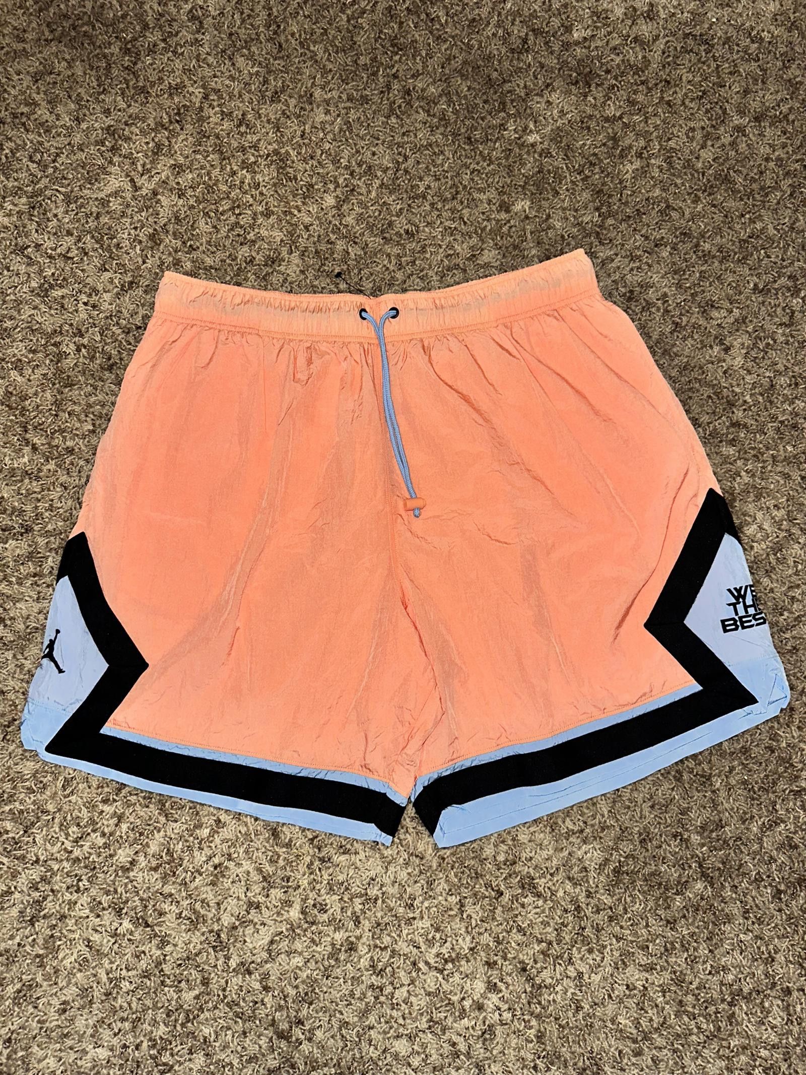 image of Jordan X Dj Khaled Shorts Crimson Bliss Sample in Pink, Men's (Size 44)