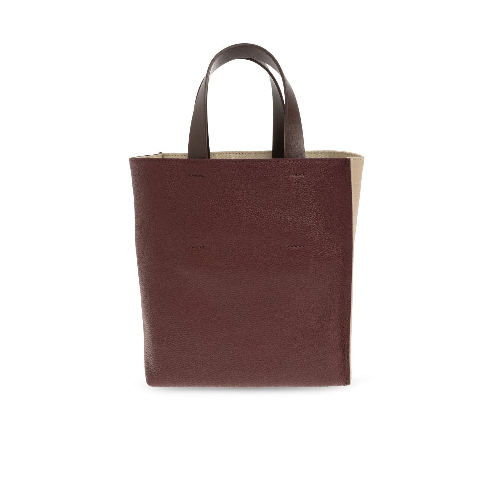 Marni MARNI Museo Mini Beige Top Handle Bag New & Authentic Size ONE SIZE - 2 Thumbnail