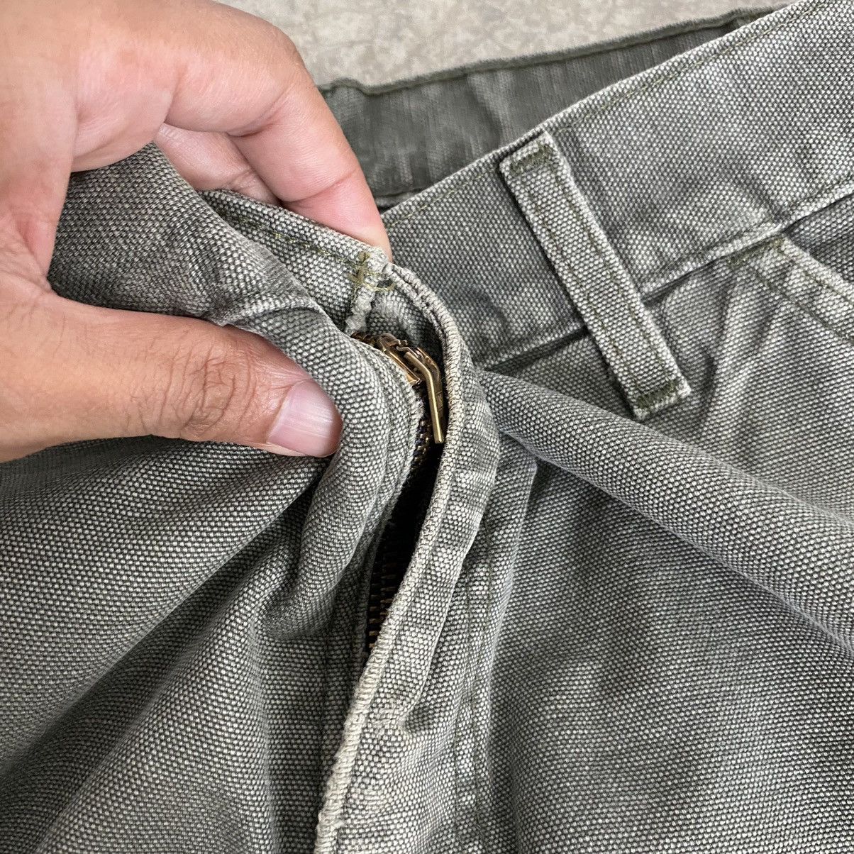 Carhartt Vintage Carhartt Blanket Lined Faded Carpenter Work Pants Size US 36 / EU 52 - 14 Thumbnail